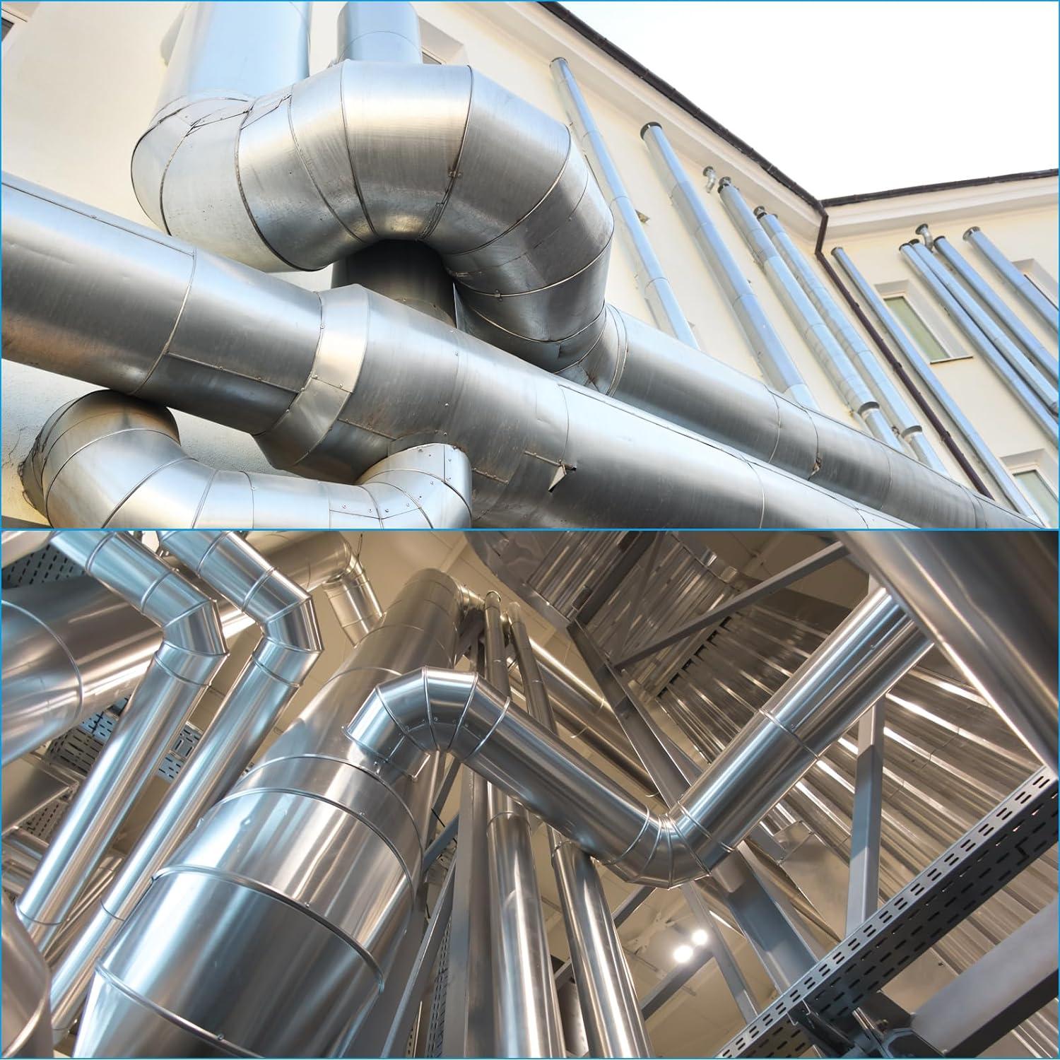 Conector de Ducto en T 95mm PATIKIL para Ventilación HVAC