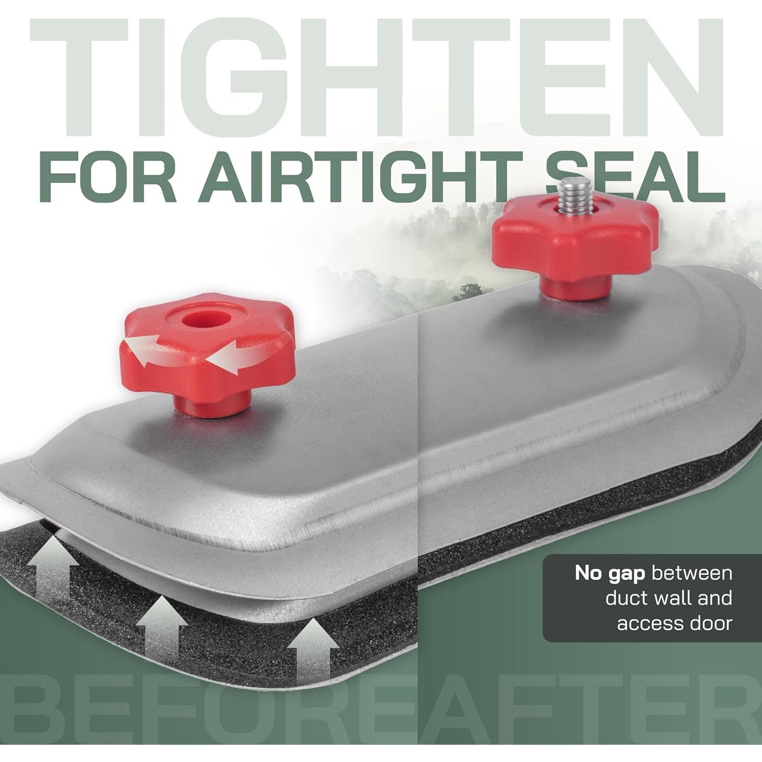 Puerta de Acceso Ducto Redondo Vent Systems 30x20 cm Acero