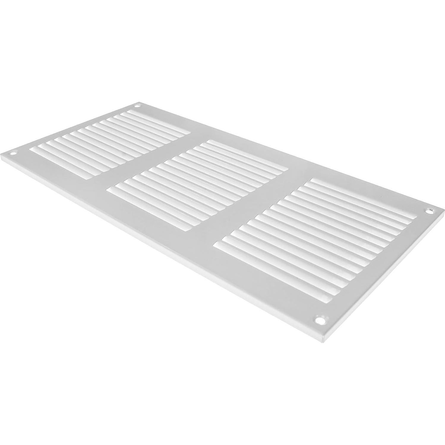 Cubierta de Ventilación Rectangular Metal Blanco 29.97x14.99 cm - Paquete de 3