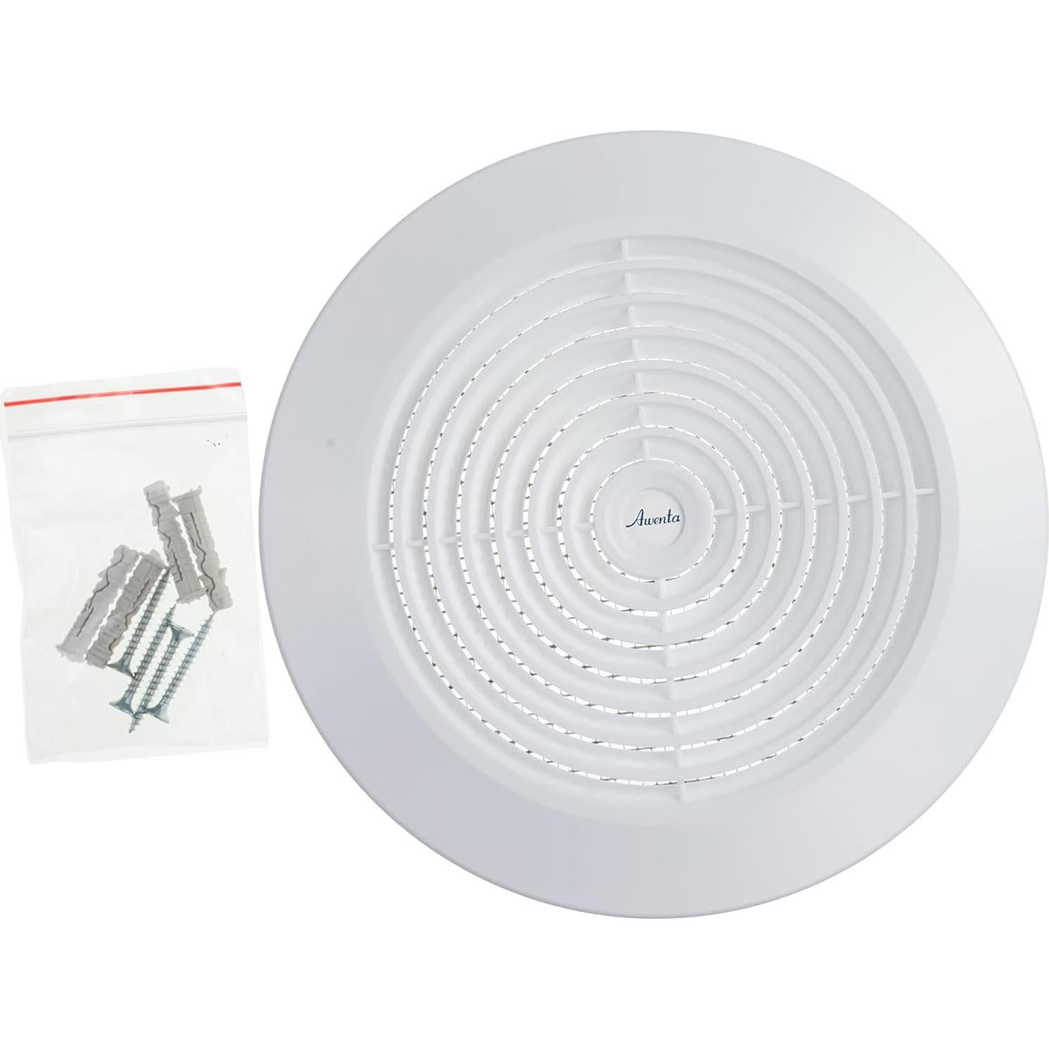 Rejilla de Ventilación Redonda 31.5 cm - Blanco - Plástico
