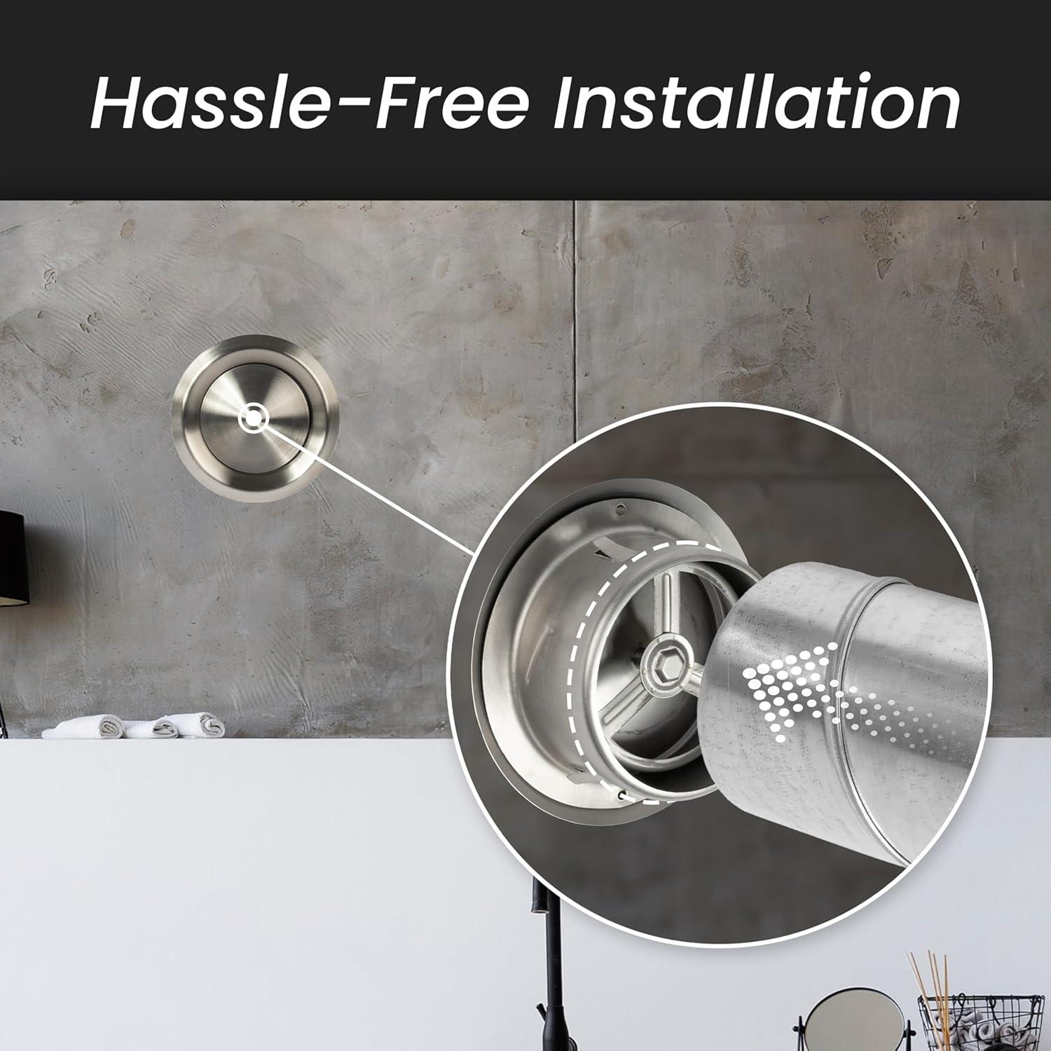 Difusor de Aire Ajustable Repa Market 20 cm Acero Inoxidable