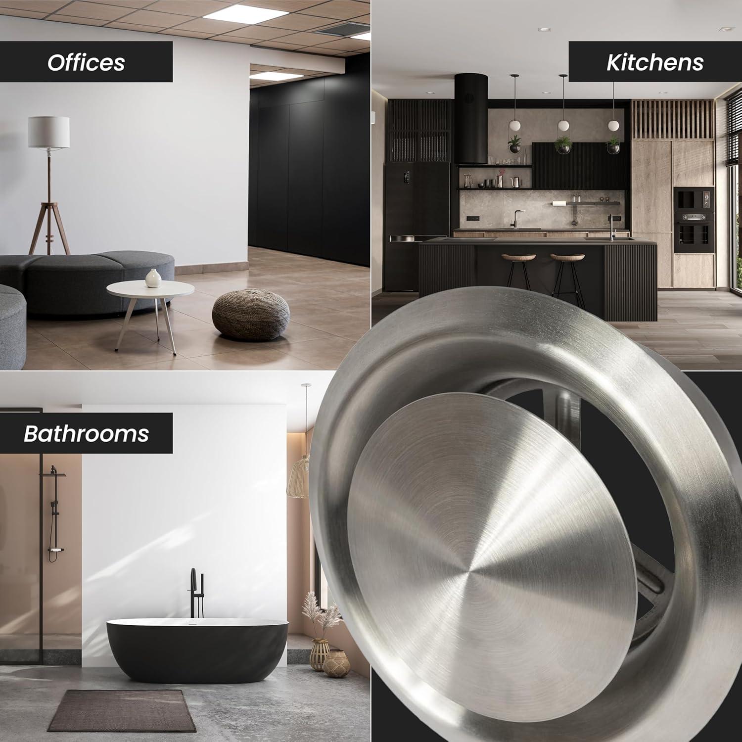 Difusor de Aire Ajustable Repa Market 20 cm Acero Inoxidable