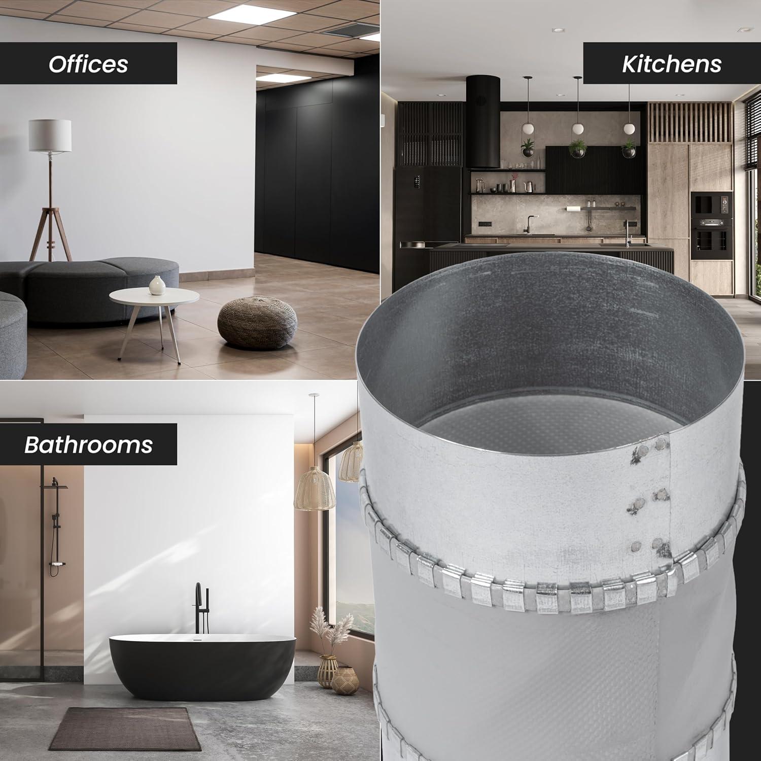 Conector Flexible de Reducción Repa Market 25.4 cm Acero Galvanizado