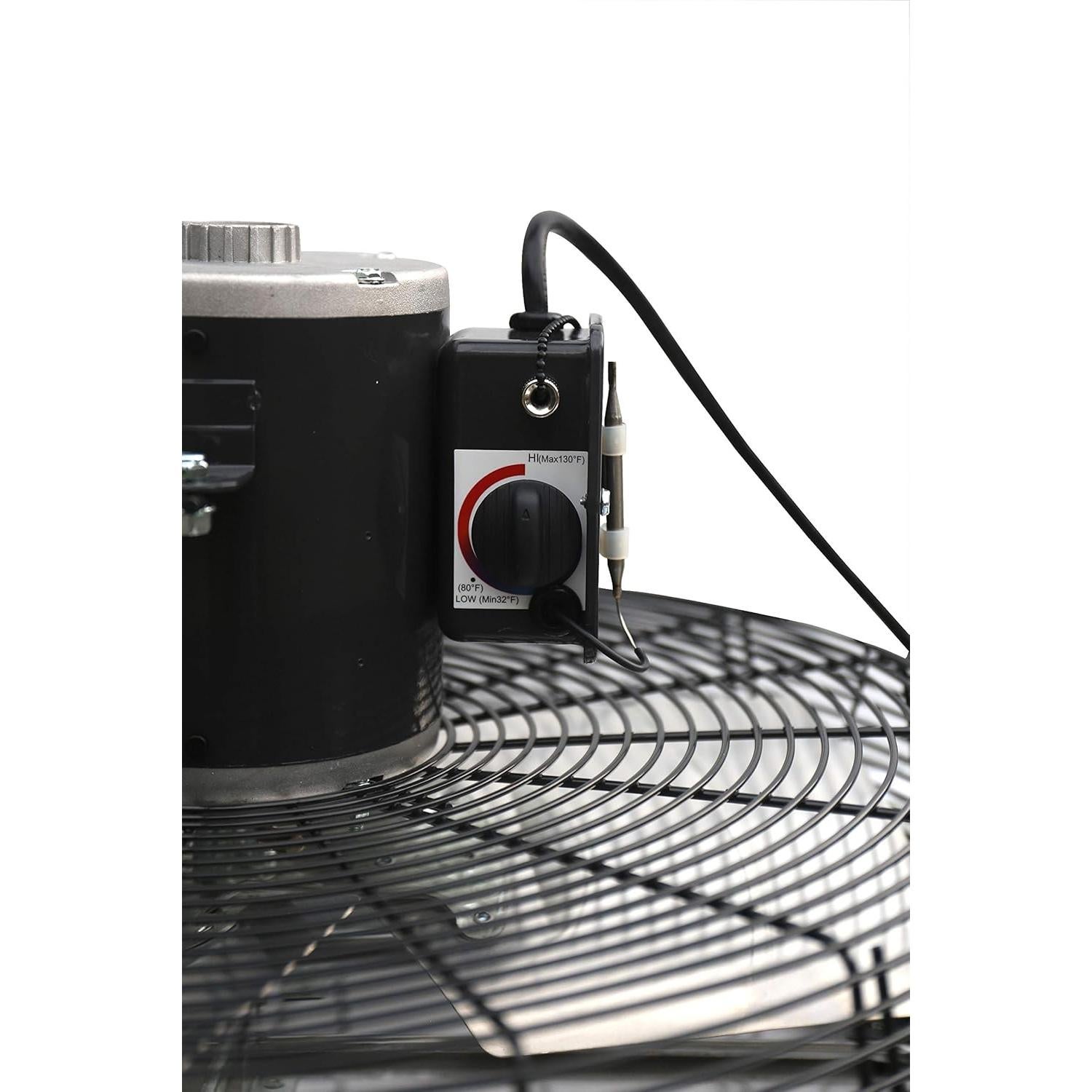 Ventilador de Escape iLiving ILG8SF20V-T 20" con Termostato