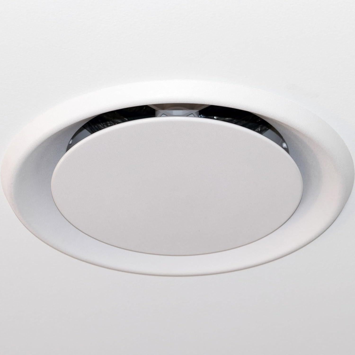 Ventilación Redonda Ajustable PATIKIL 10 cm 2pcs Blanco