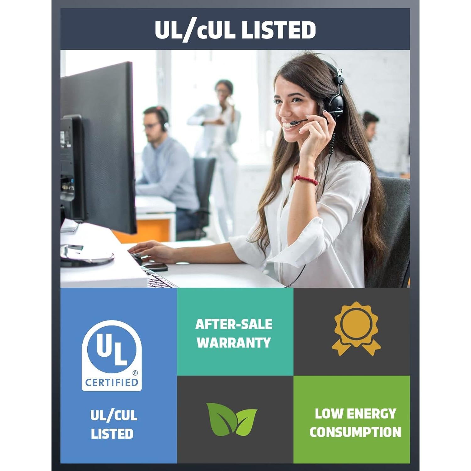 Ventilador de Escape iLiving 35.6 cm con Termostato y 3 Velocidades