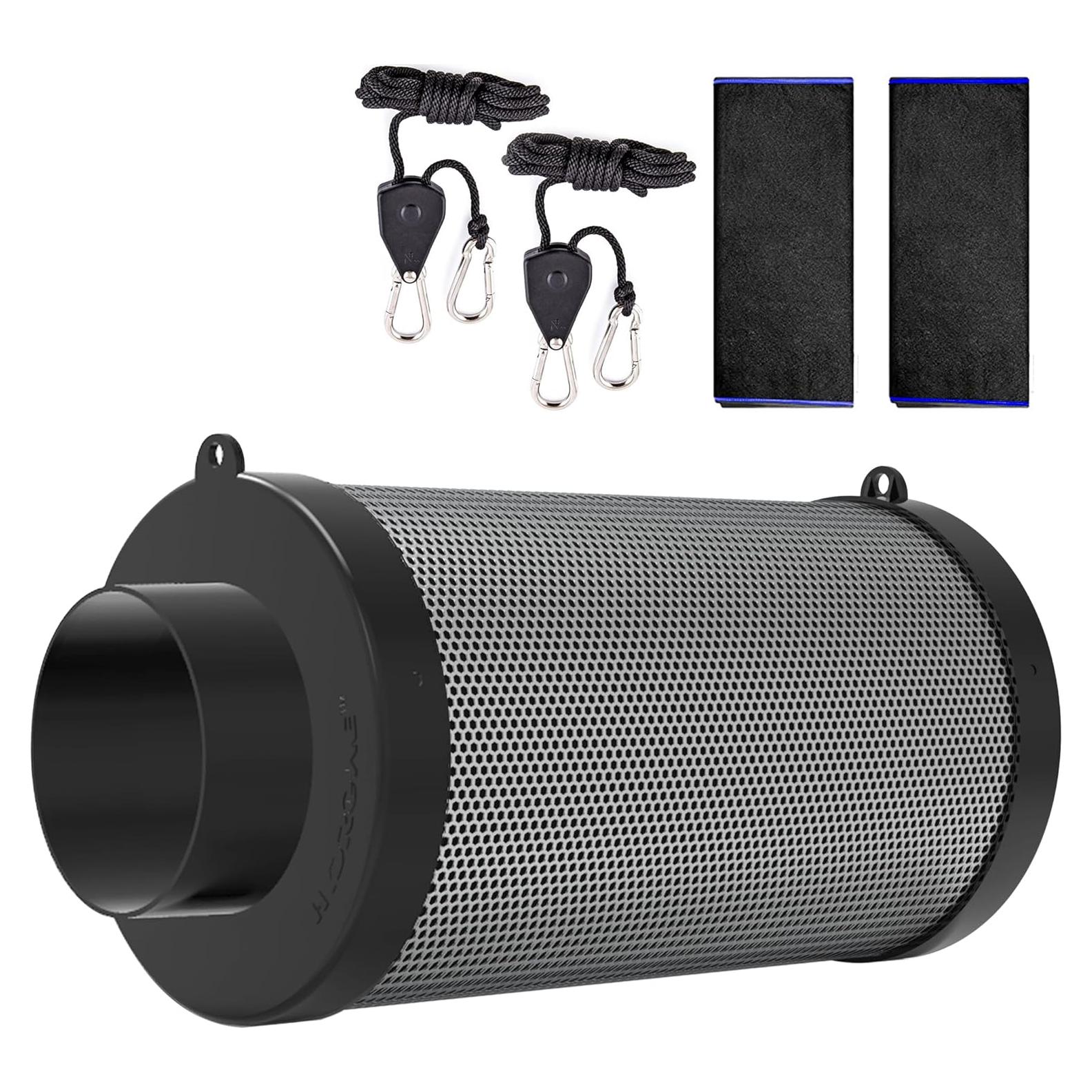 Filtro de Carbono de Aire 4" Hydrowe para Carpa de Cultivo