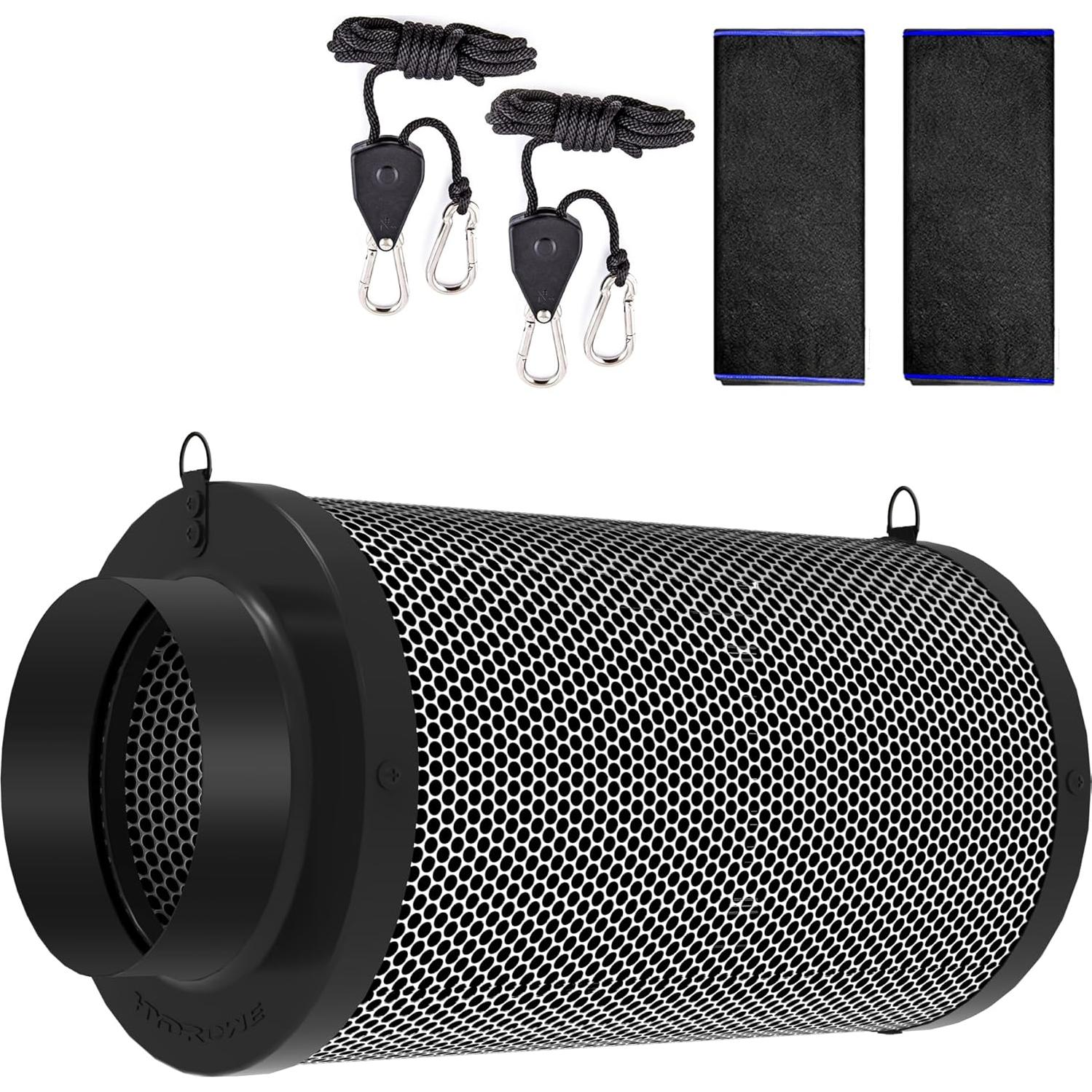 Filtro de Carbono de Aire 4" Hydrowe para Carpa de Cultivo