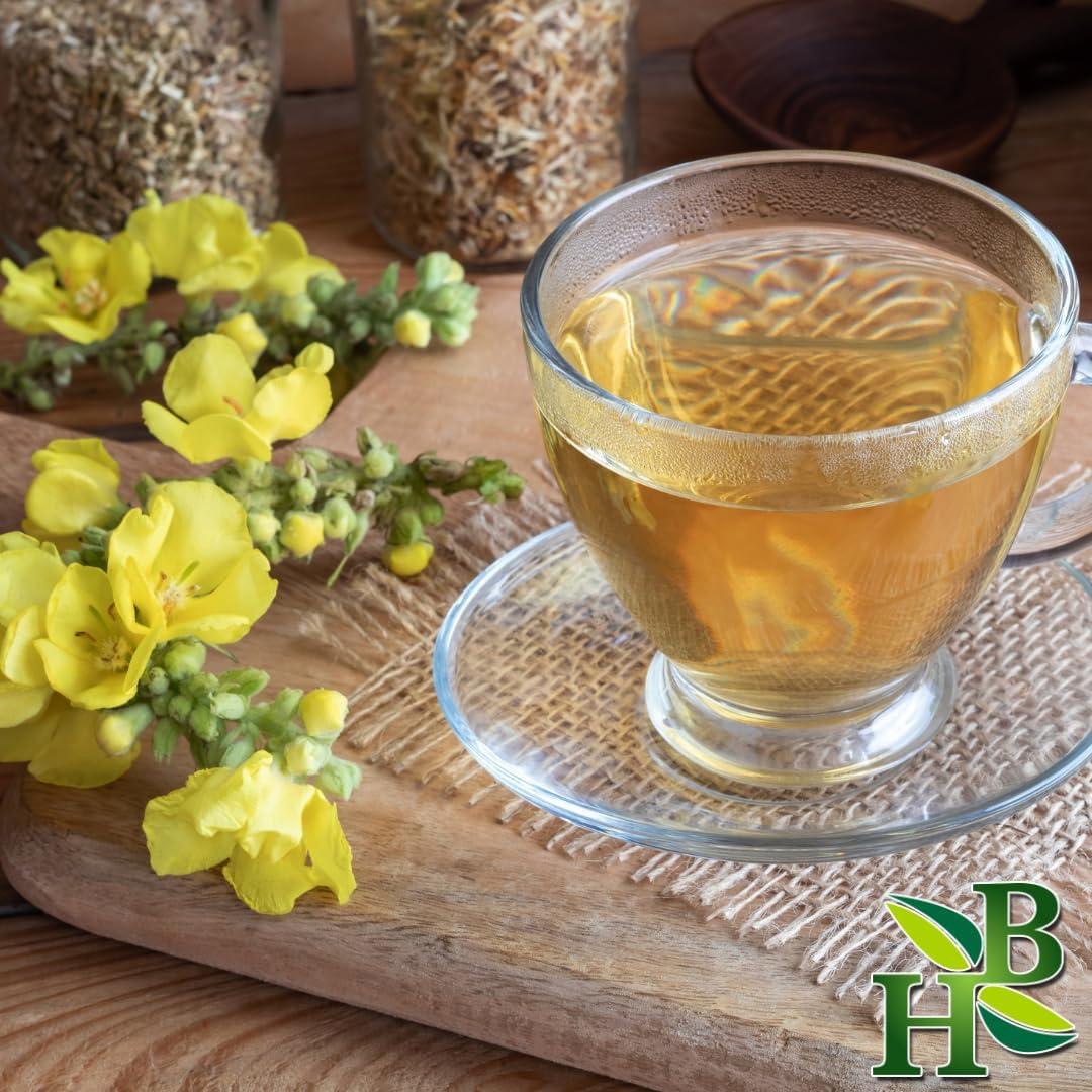 Polvo de Hoja de Mullein Herb To Body 113g - Verbascum Thapsus