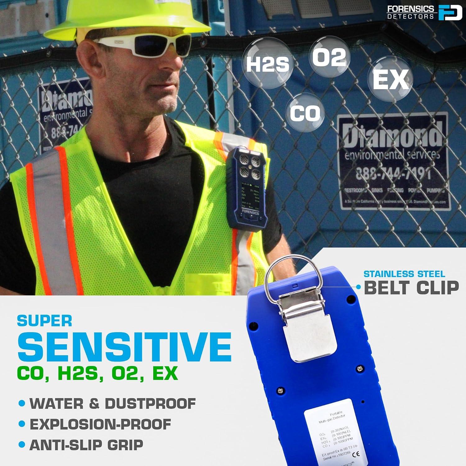 Monitor de 4 Gases Forensics Detectors FD con Calibración NIST