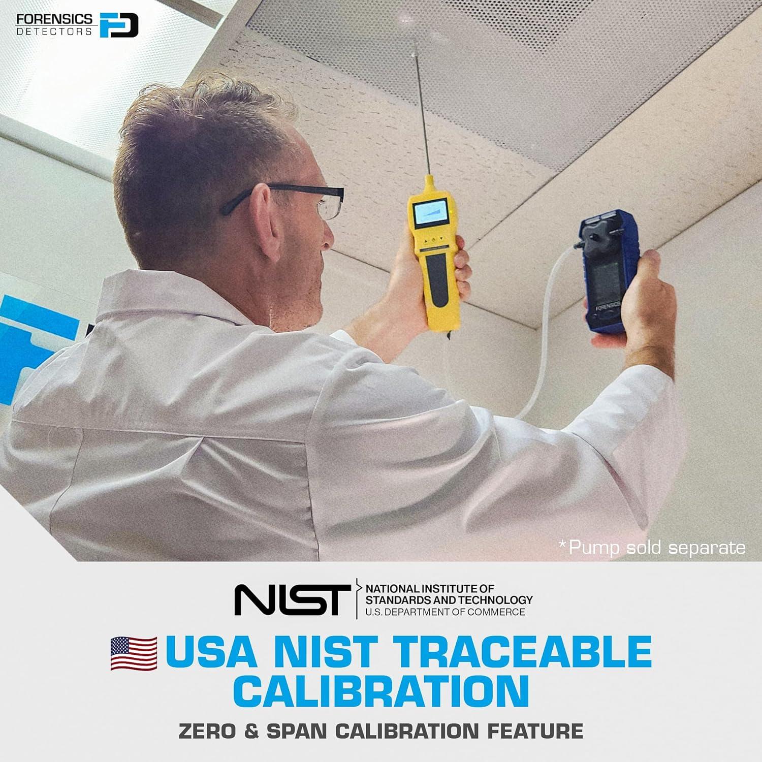 Monitor de 4 Gases Forensics Detectors FD con Calibración NIST