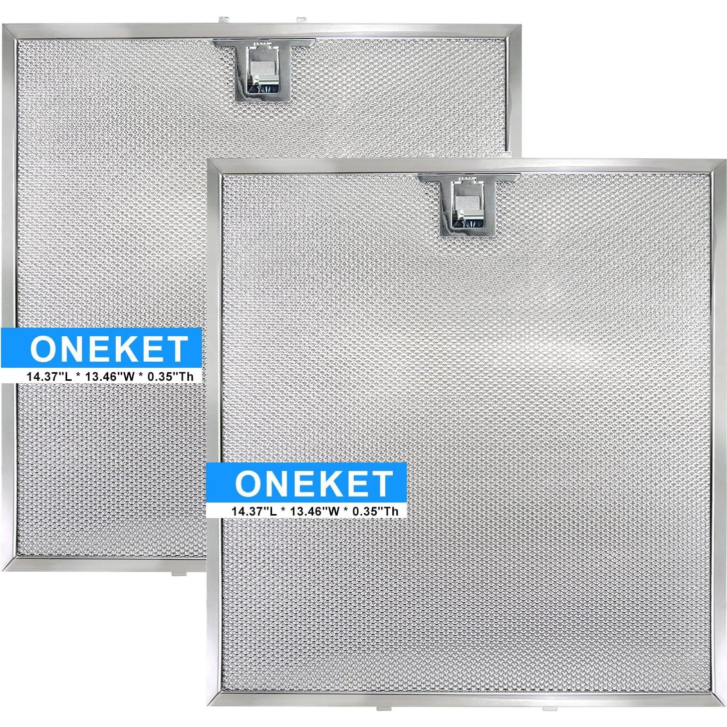 Filtros de Campana Extractora Oneket WA0575 - Paquete de 2