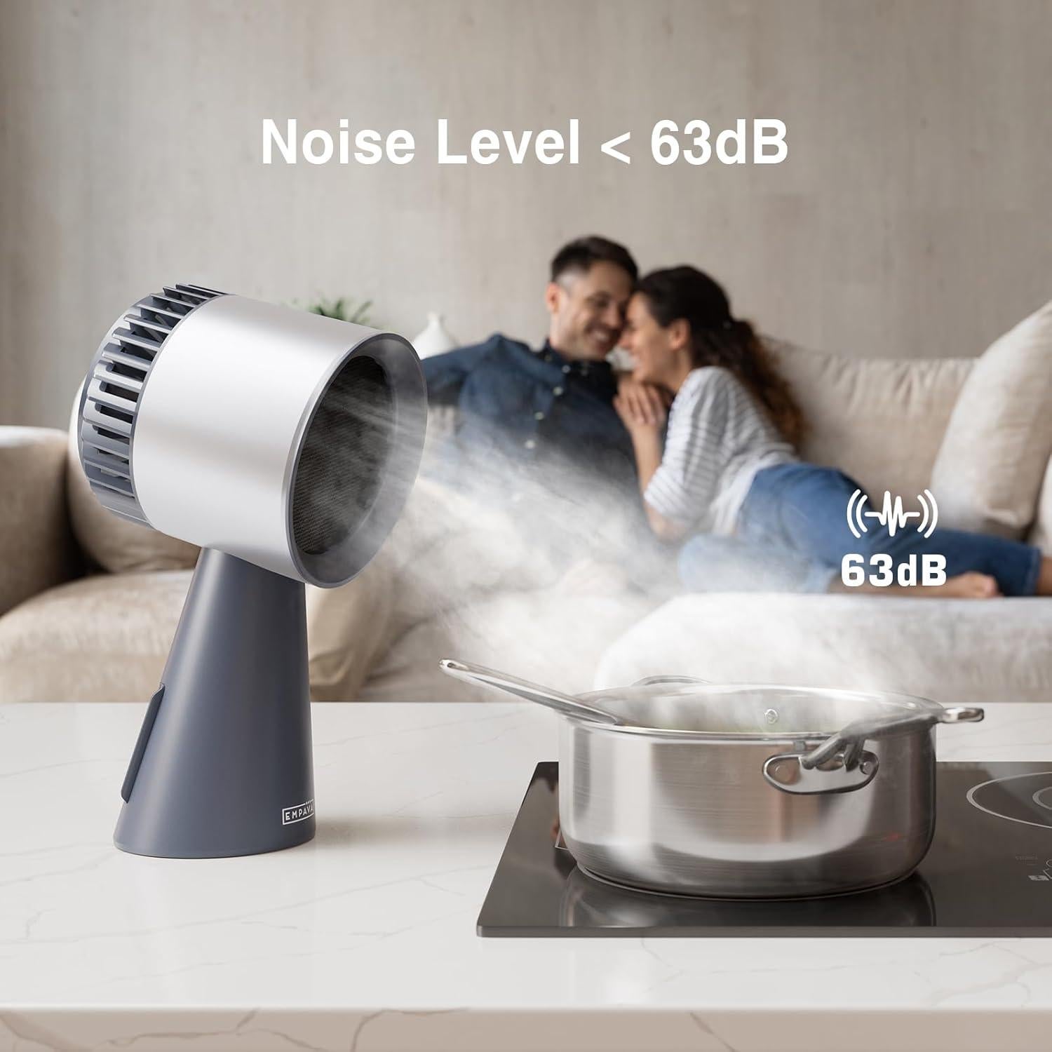 Campana Extractora Portátil Empava 3 Velocidades 24W Gris