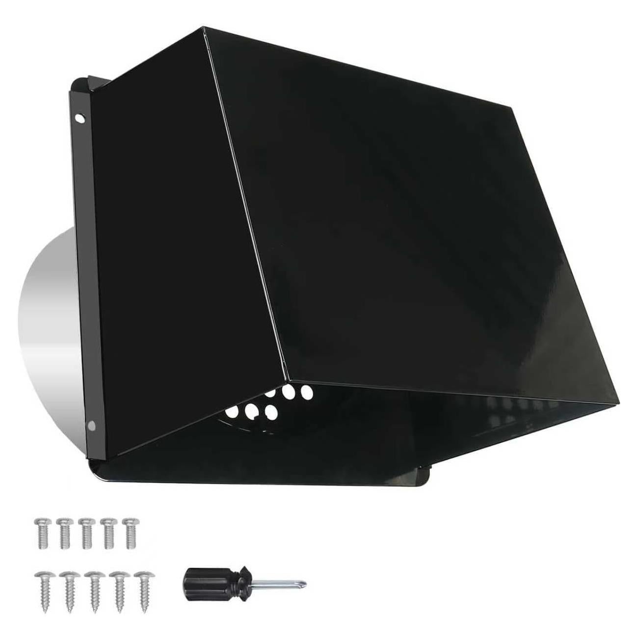 Cubierta de Ventilación de Secadora 6" YLSAZL Negra