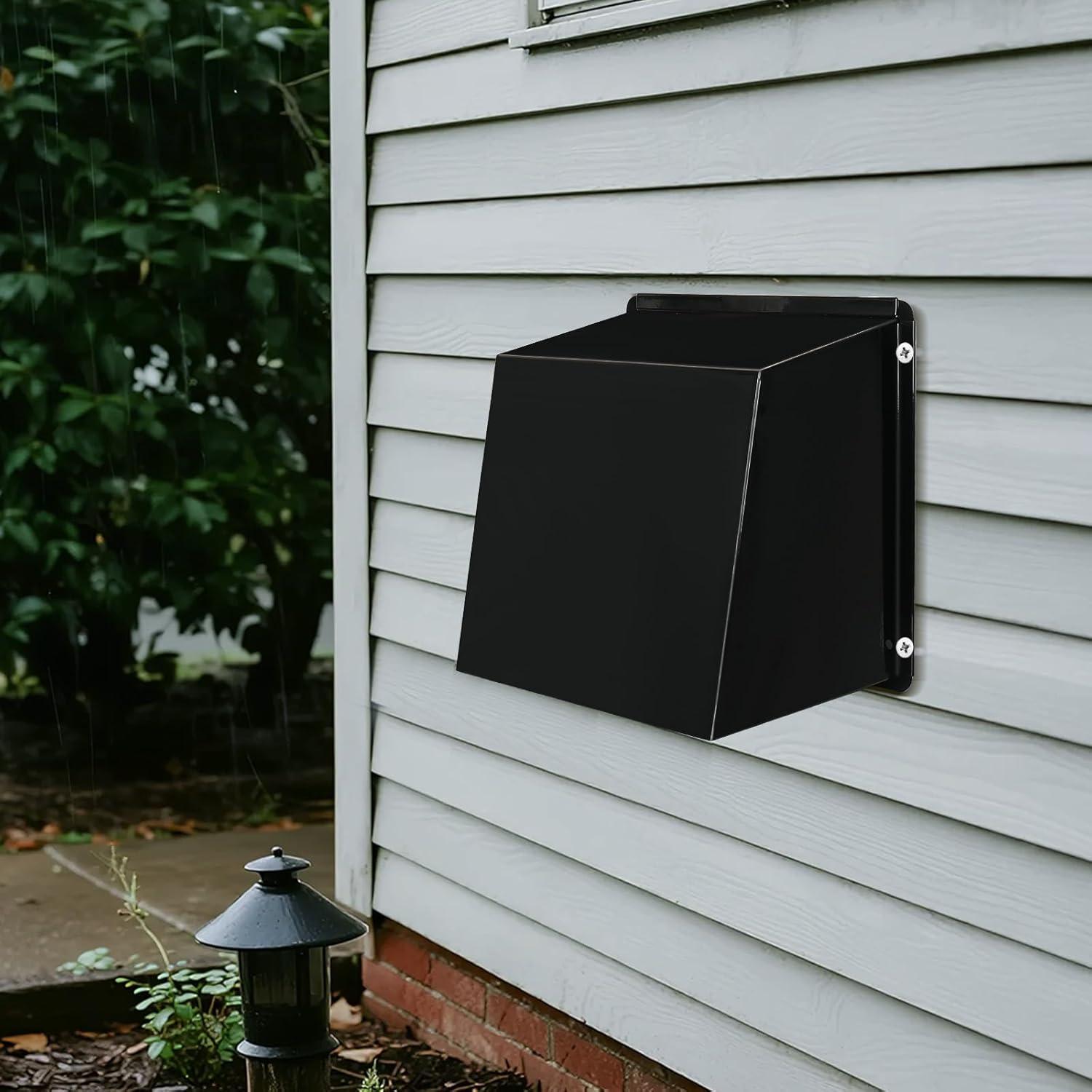 Cubierta de Ventilación de Secadora 6" YLSAZL Negra