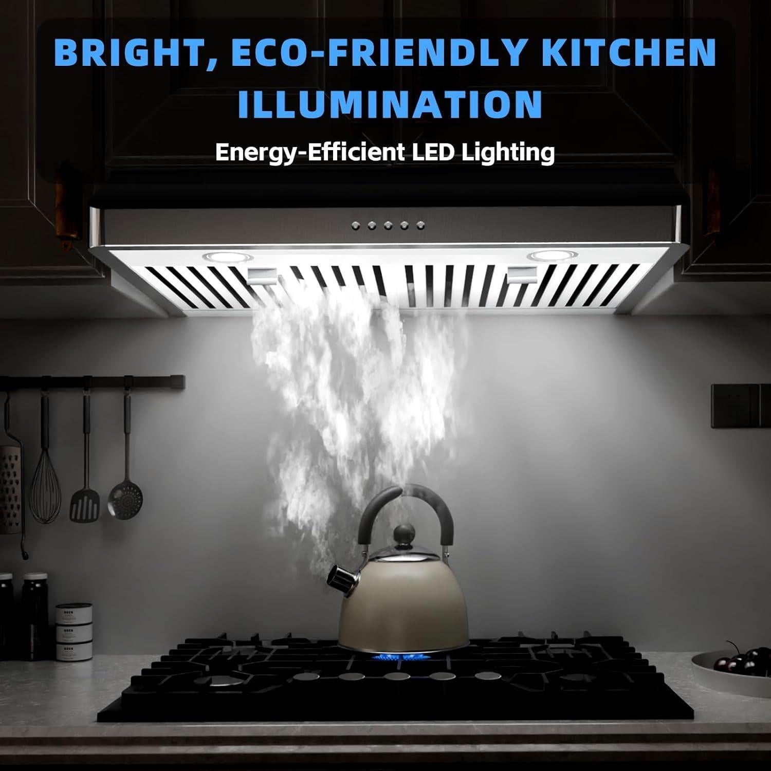 Campana Extractora Gelincare 30" Acero Inoxidable 450 CFM