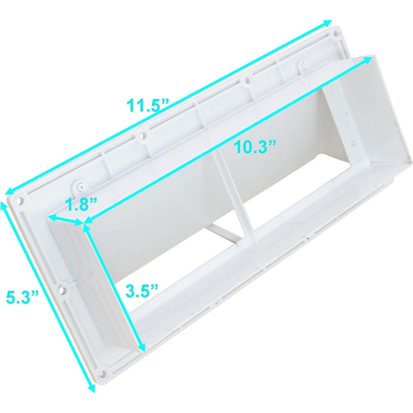 Cubierta de Ventilación de Escape X-Haibei BT0005-B Blanca