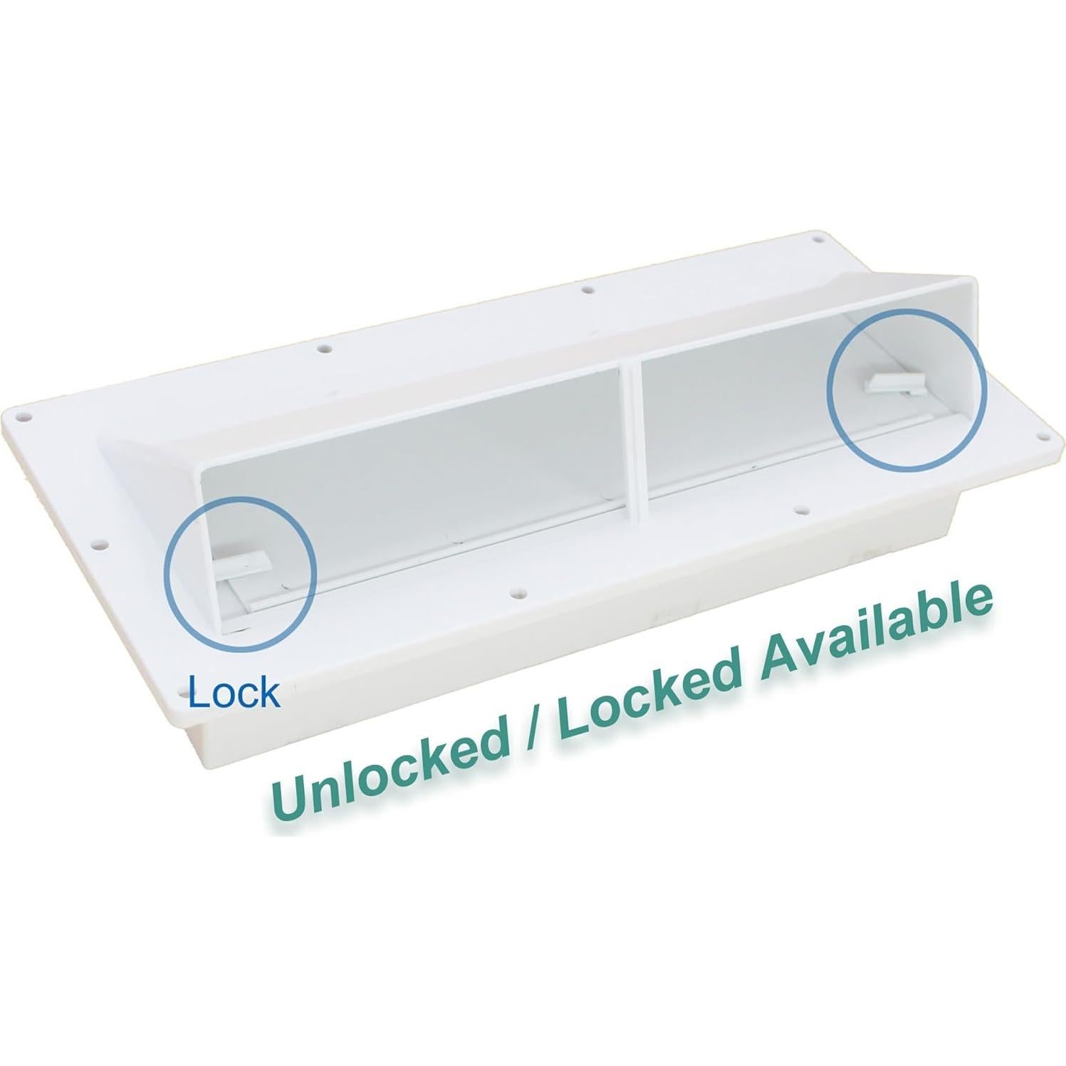 Cubierta de Ventilación de Escape X-Haibei BT0005-B Blanca