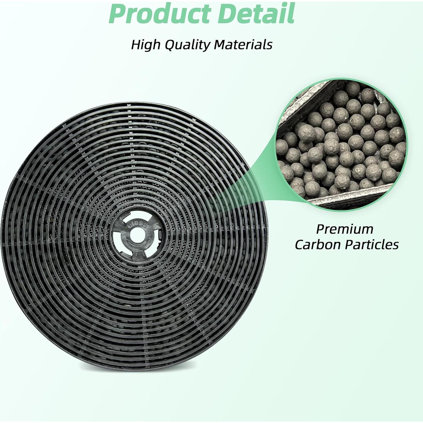 Filtro de Carbón Activado FIREGAS CC170 - 2 Pzs para Campana