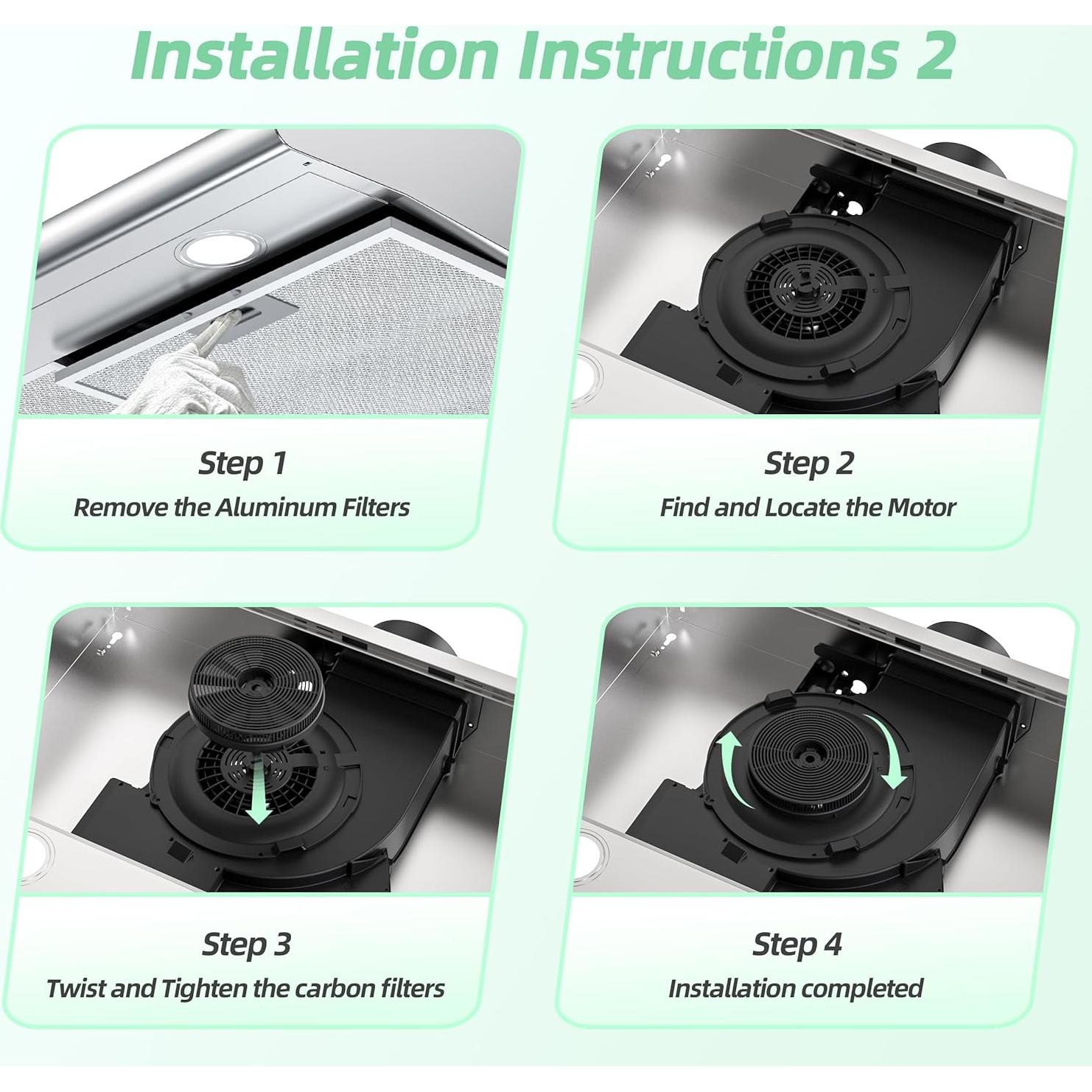 Filtro de Carbón Activado FIREGAS CC170 - 2 Pzs para Campana