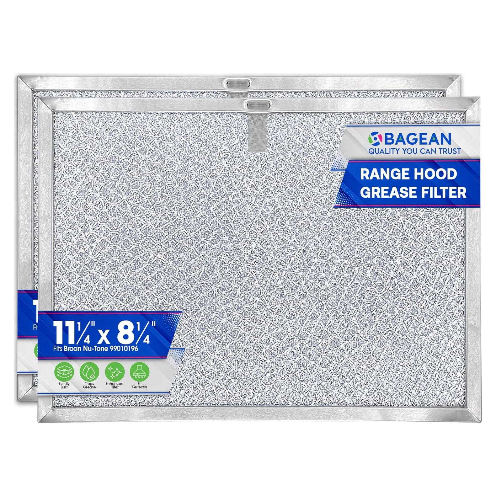 Filtro de Ventilación Bagean 28.58 x 20.96 cm Compatible Broan