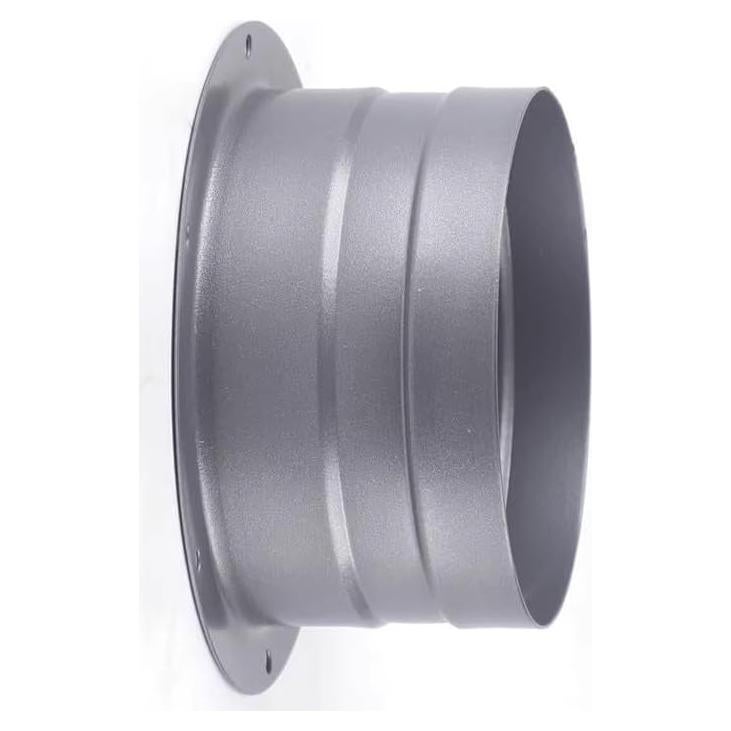 Conector de Ducto Metálico Recto 10 cm ASHXFSH con Brida