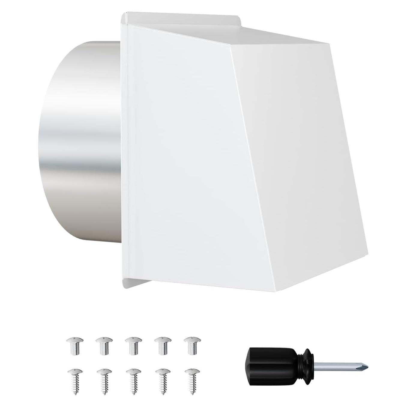 Cubierta de Ventilación de Pared AOWALEN 20.32cm Blanco