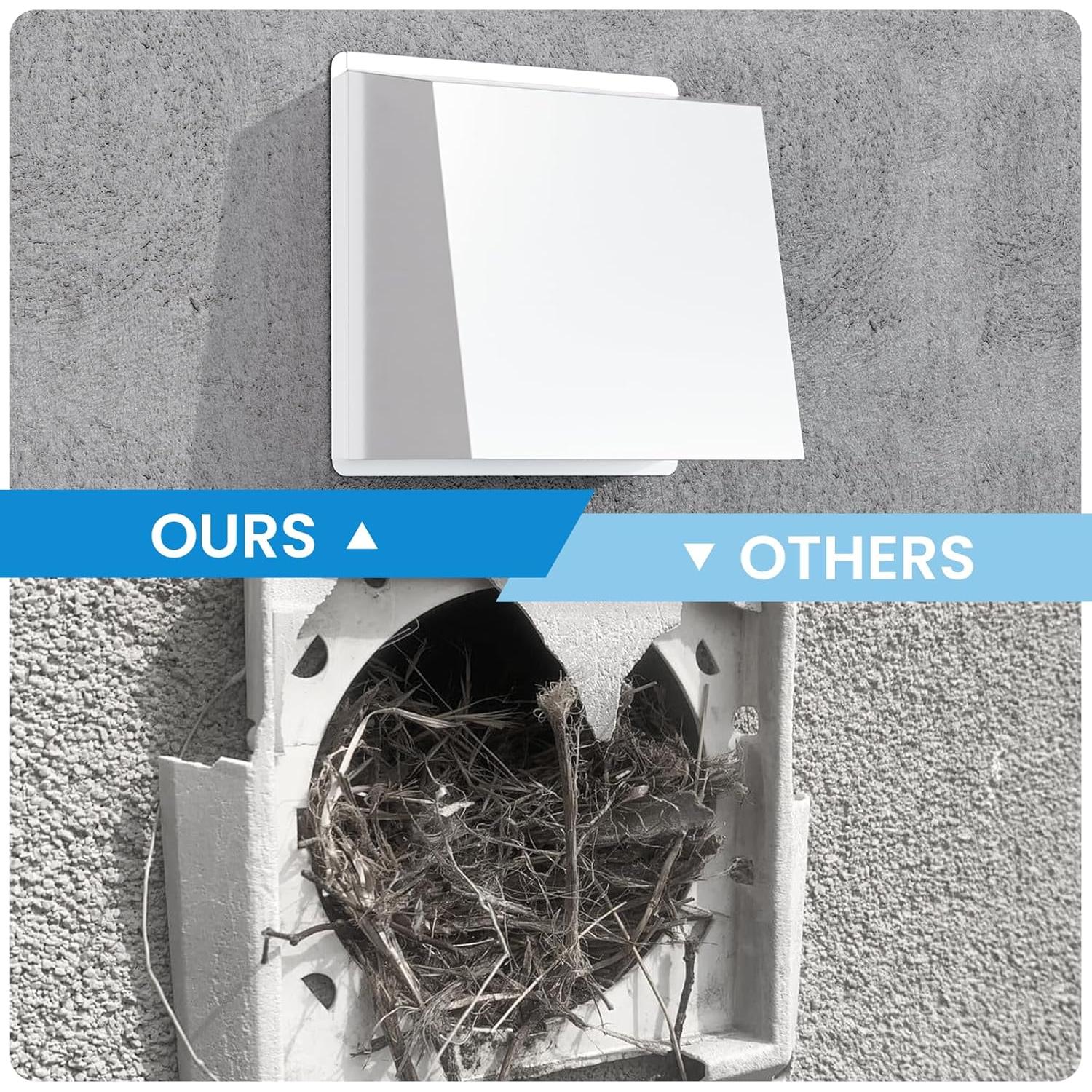 Cubierta de Ventilación de Pared AOWALEN 20.32cm Blanco