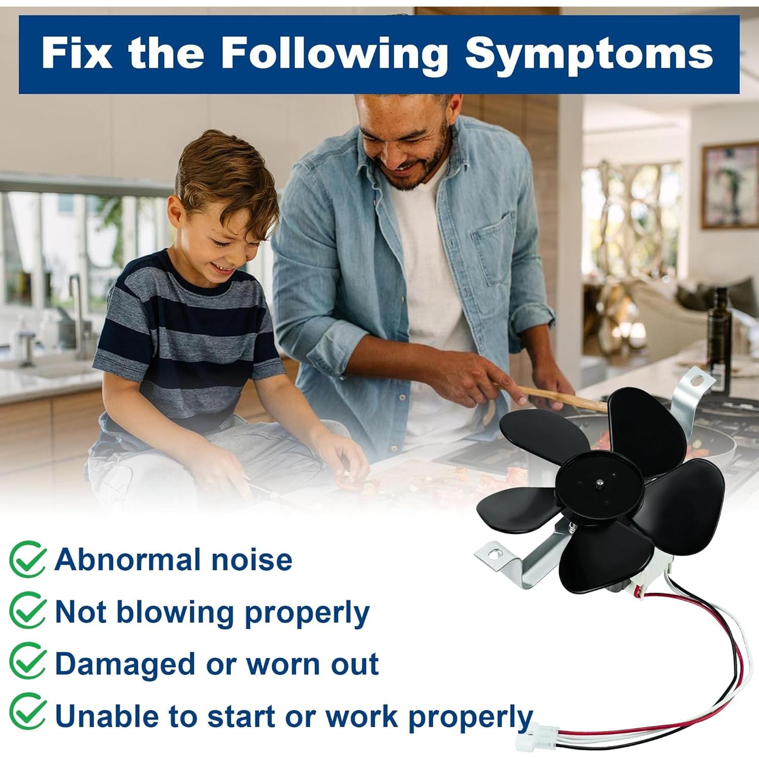 Motor de Ventilador Campana Extractora Romalon 97012248 120V