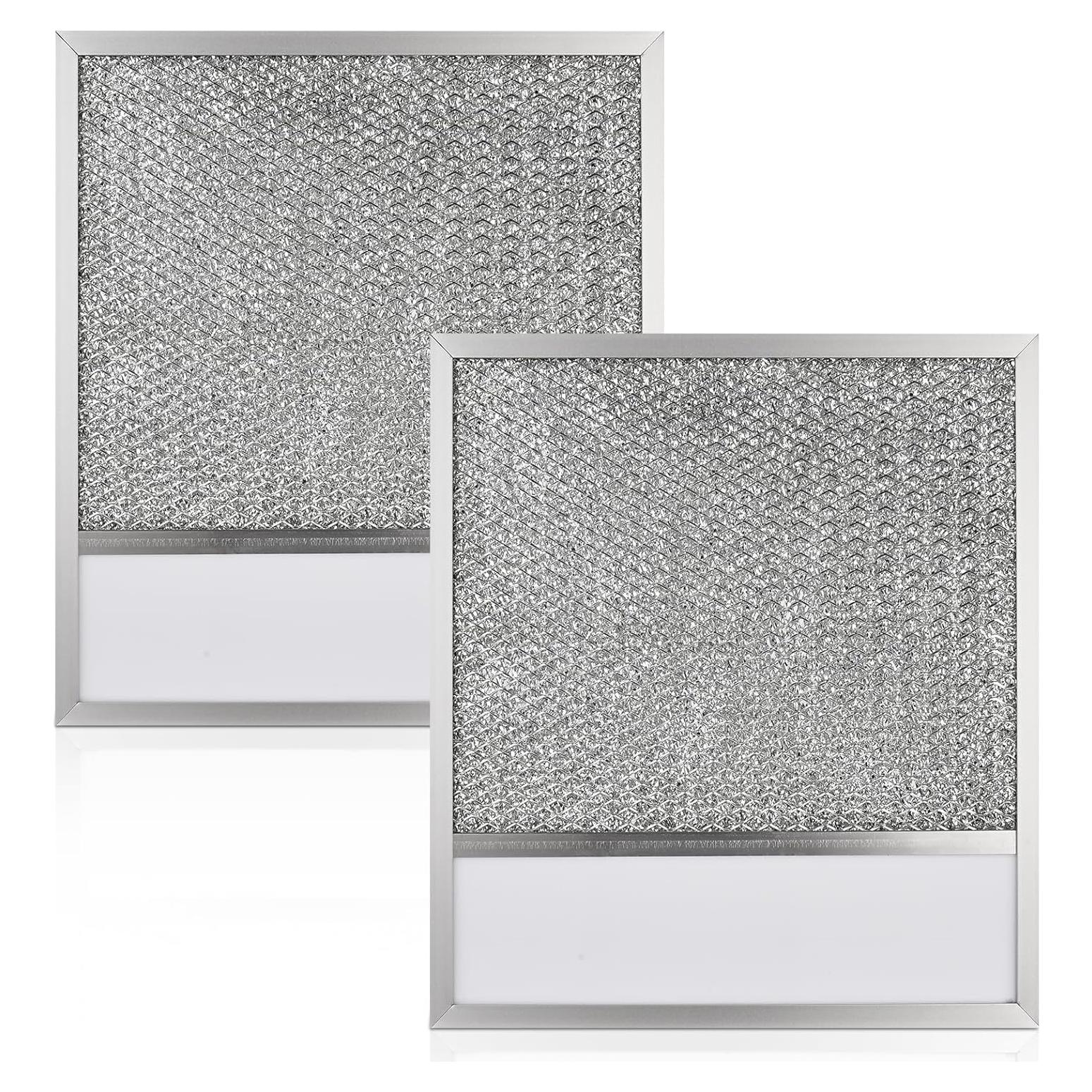 Filtro de grasa de aluminio KTWT para campana extractora 2 piezas 27.94x30.48 cm
