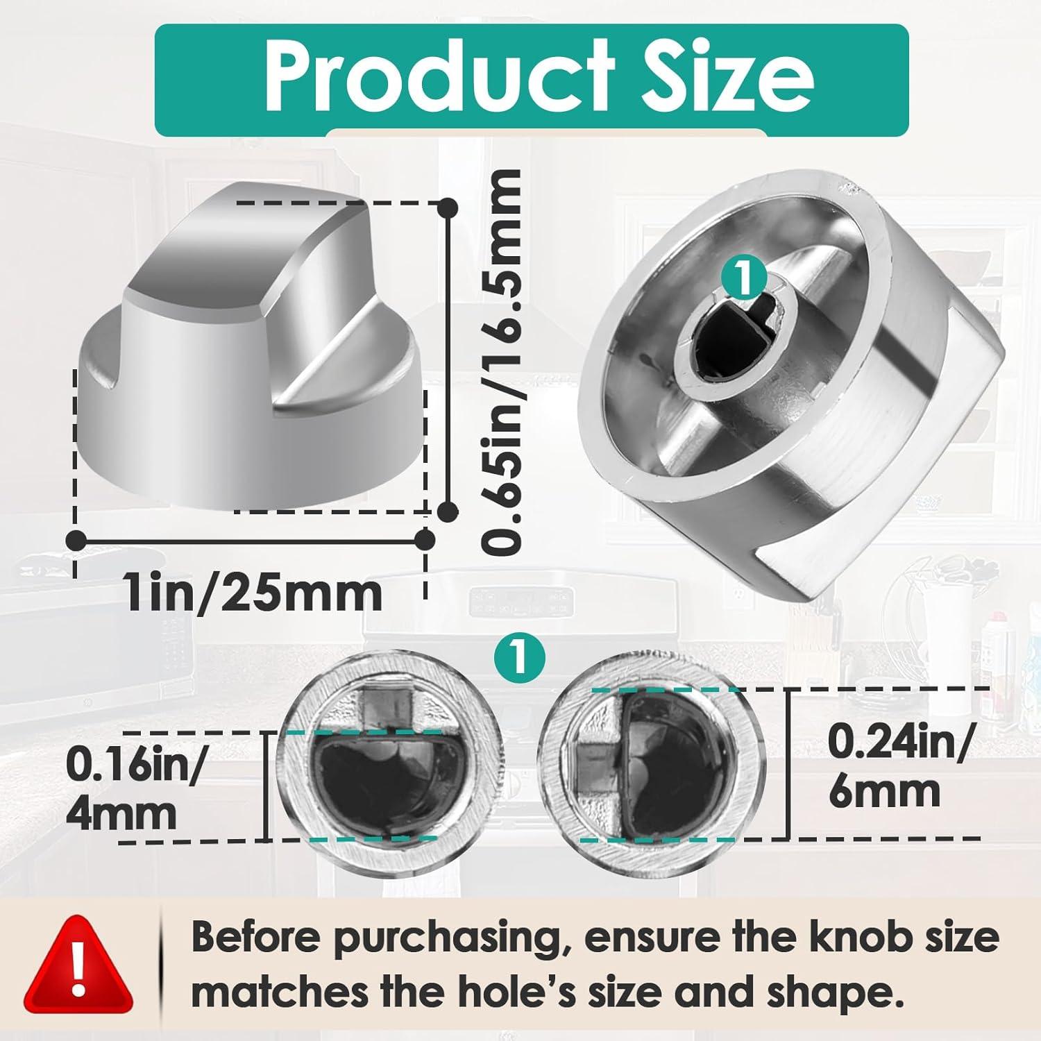2 Perillas de Capó Gfdoso 811195 para Sub-Zero Wolf - Reemplazo