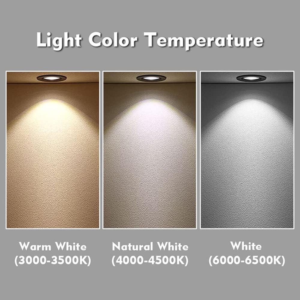 Paquete de 2 Bombillas LED LIDESEN 12V 1.5W 68mm Blanco Cálido