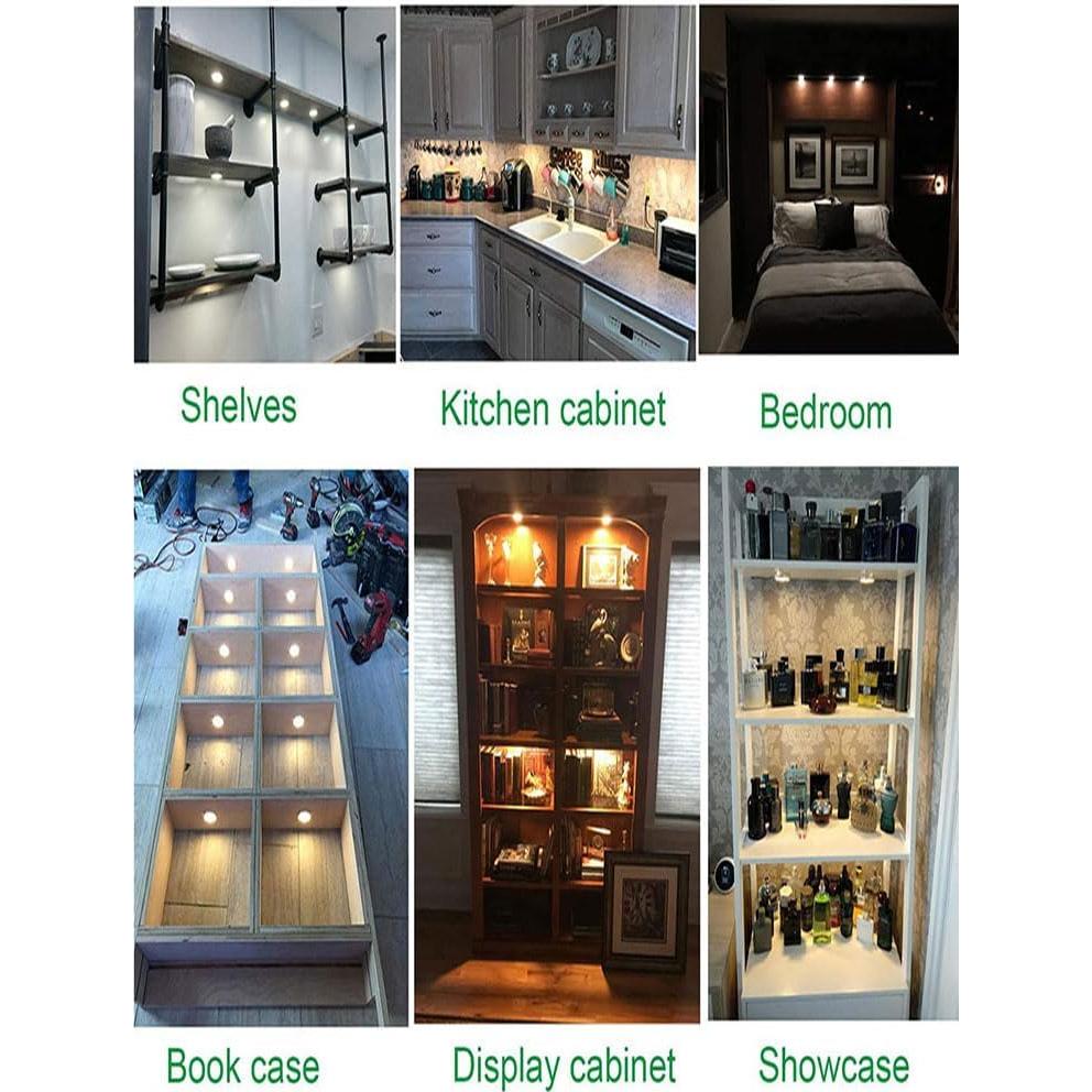 Paquete de 2 Bombillas LED LIDESEN 12V 1.5W 68mm Blanco Cálido