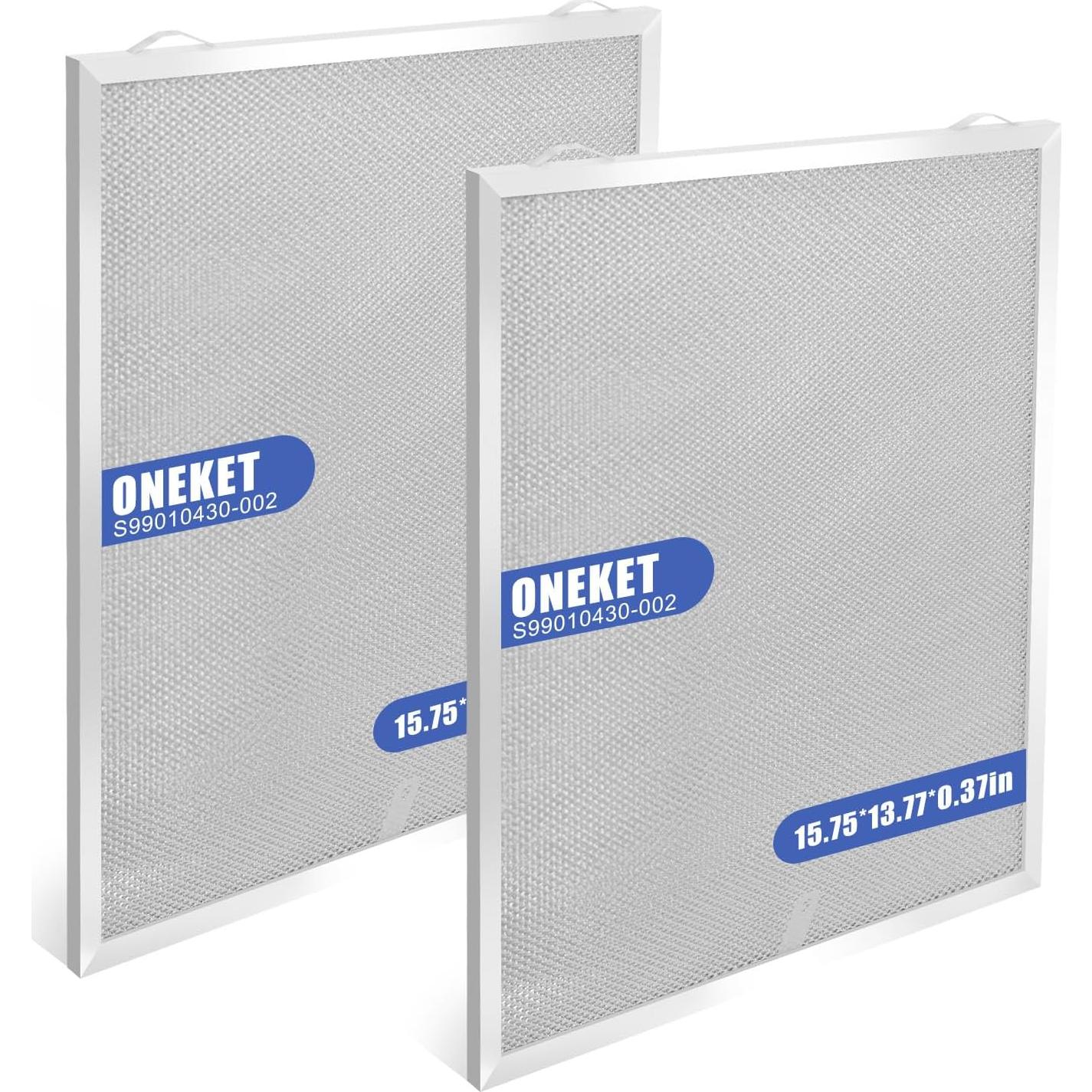 Filtro de Campana Extractora Oneket S99010430-002 2-Pack