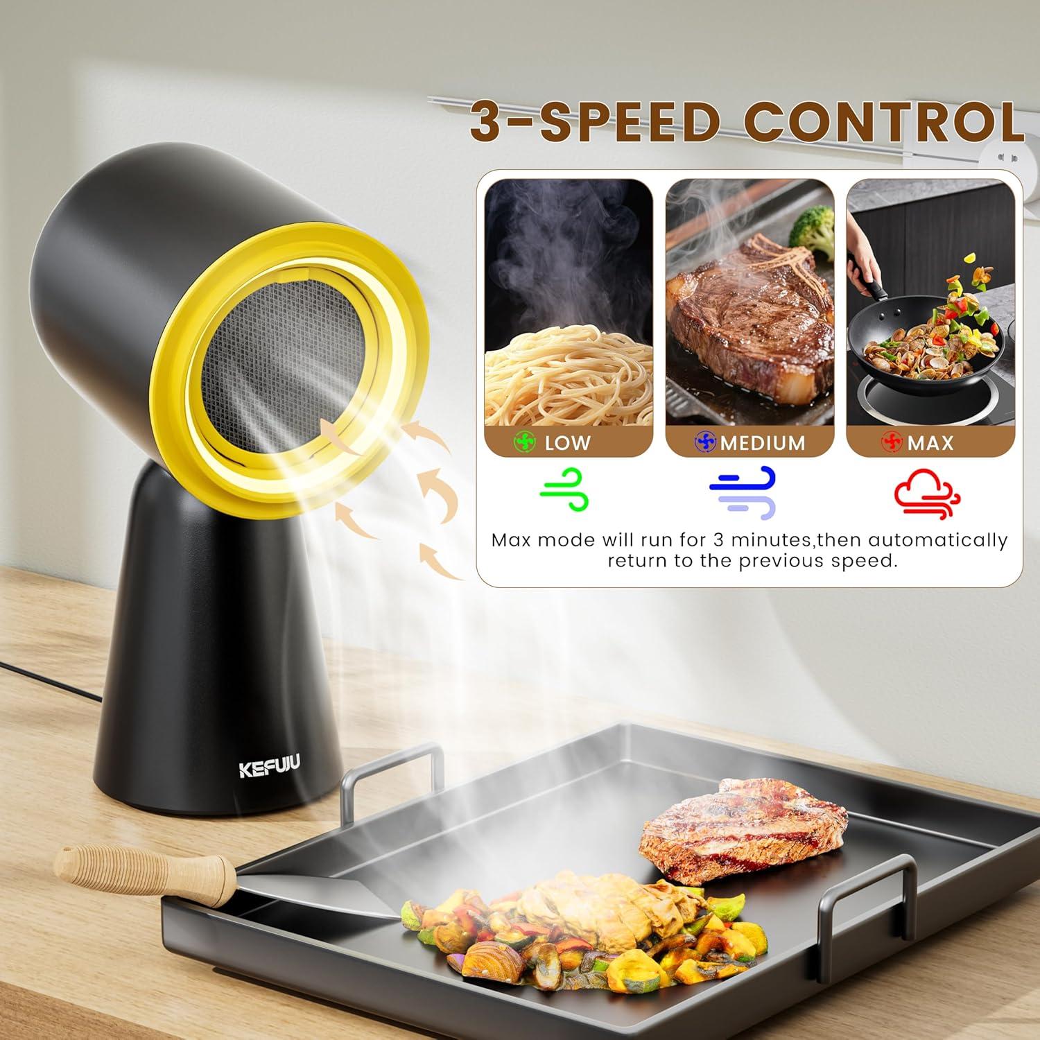 Campana Extractora Portátil KefuJu CZP-2503B 3 Velocidades