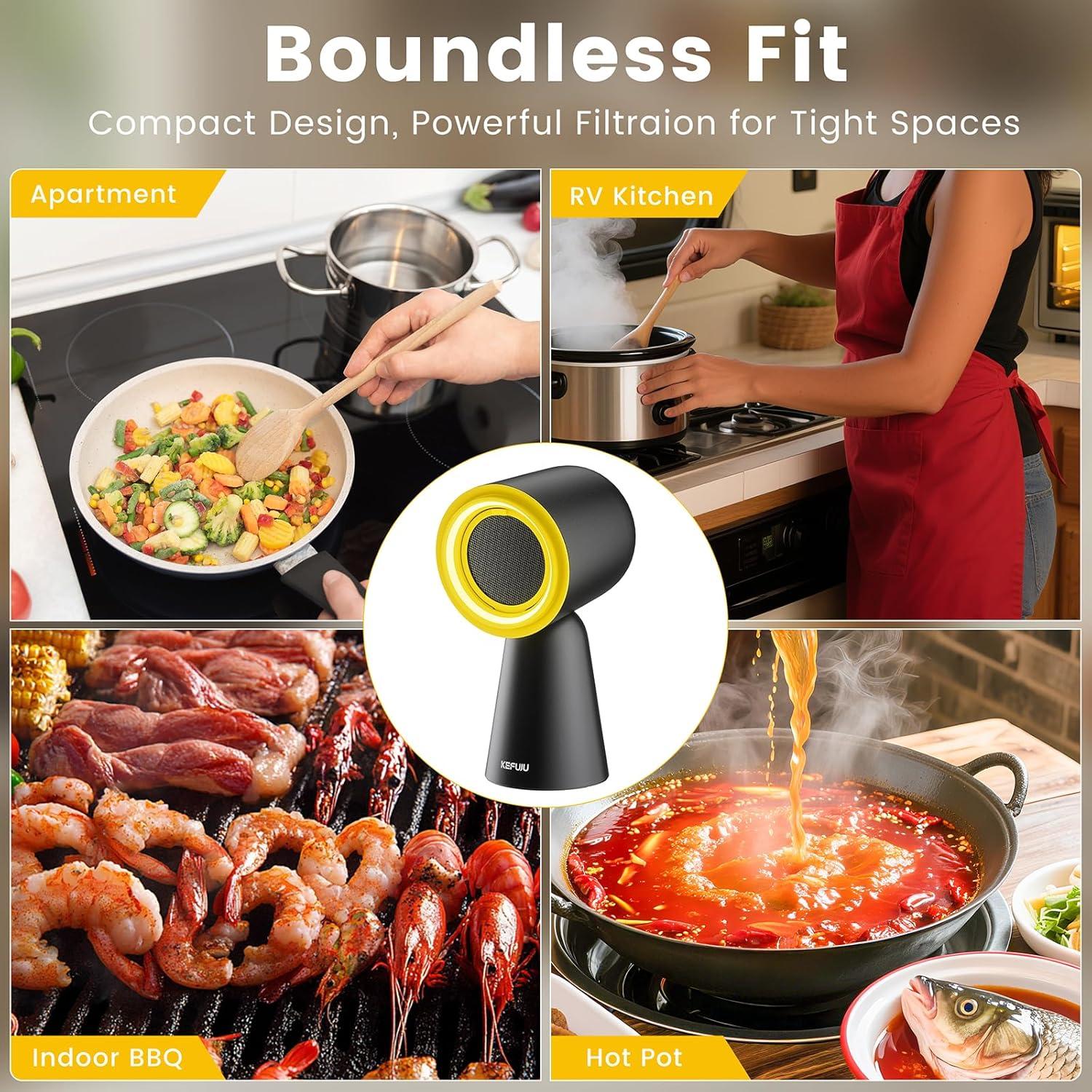 Campana Extractora Portátil KefuJu CZP-2503B 3 Velocidades