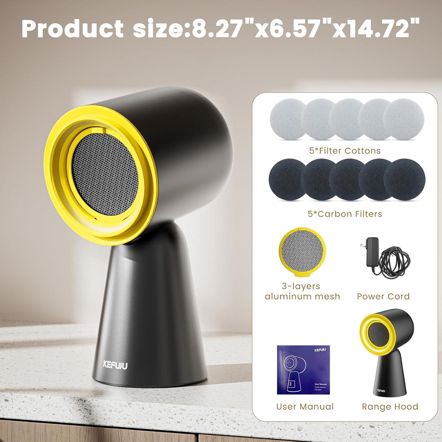 Campana Extractora Portátil KefuJu CZP-2503B 3 Velocidades