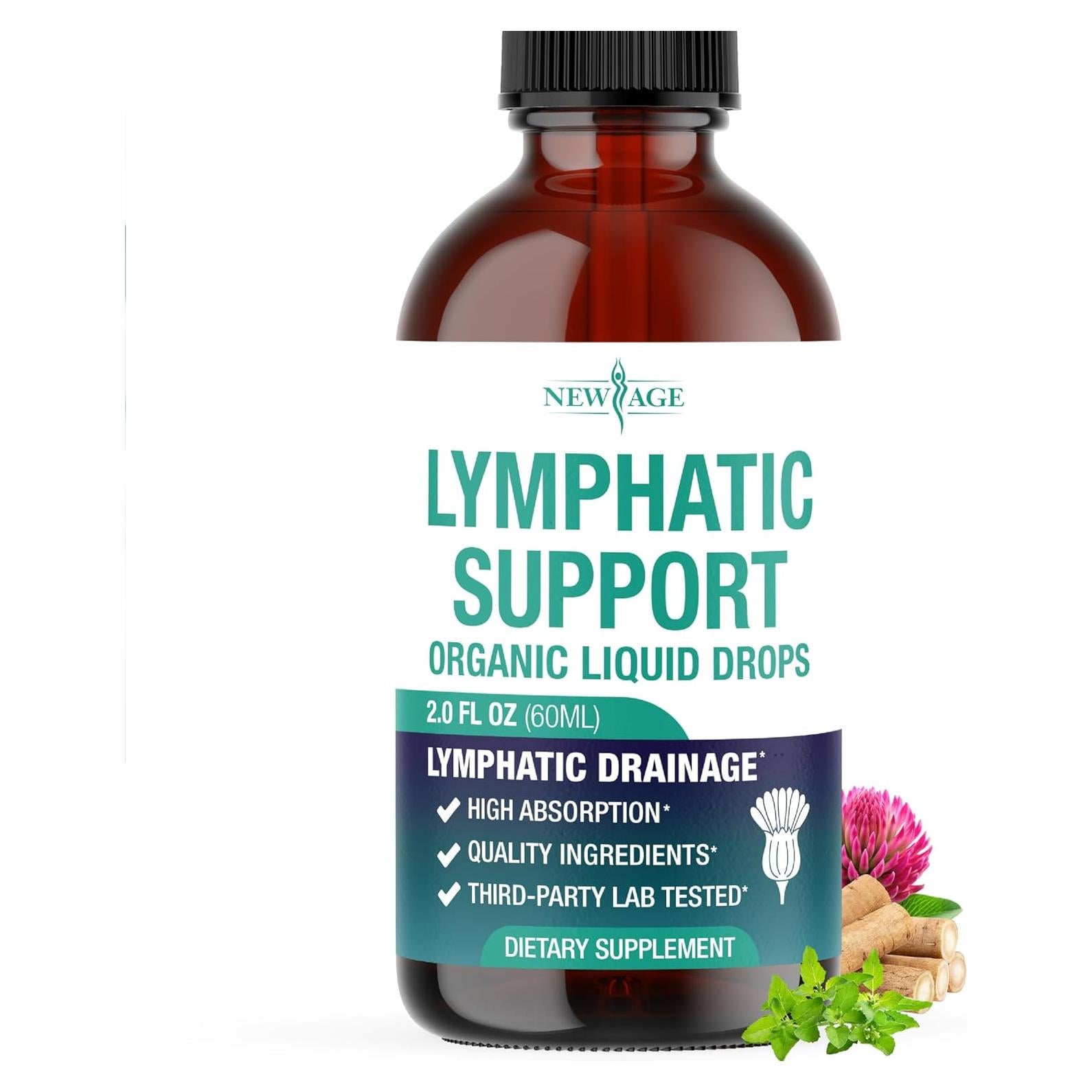 Gotas Orgánicas Drenaje Linfático New Age 60 ml