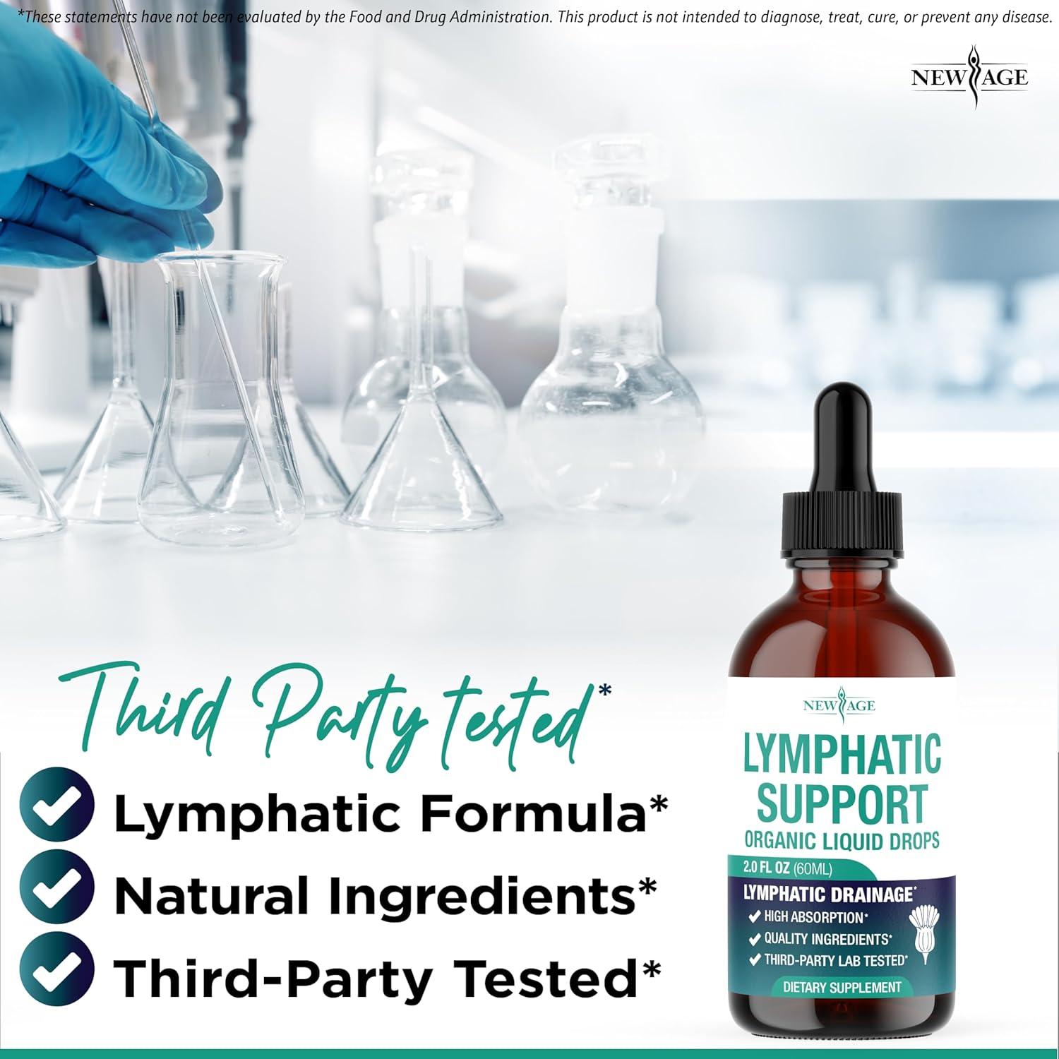 Gotas Orgánicas Drenaje Linfático New Age 60 ml