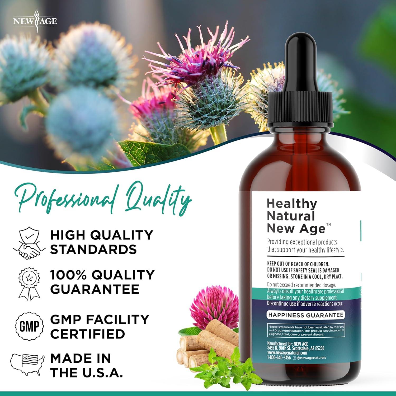 Gotas Orgánicas Drenaje Linfático New Age 60 ml