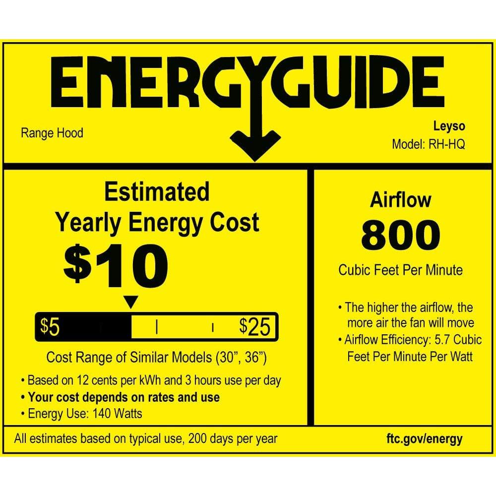 Campana Extractora Leyso 76.2 cm Acero Inoxidable 4 Velocidades