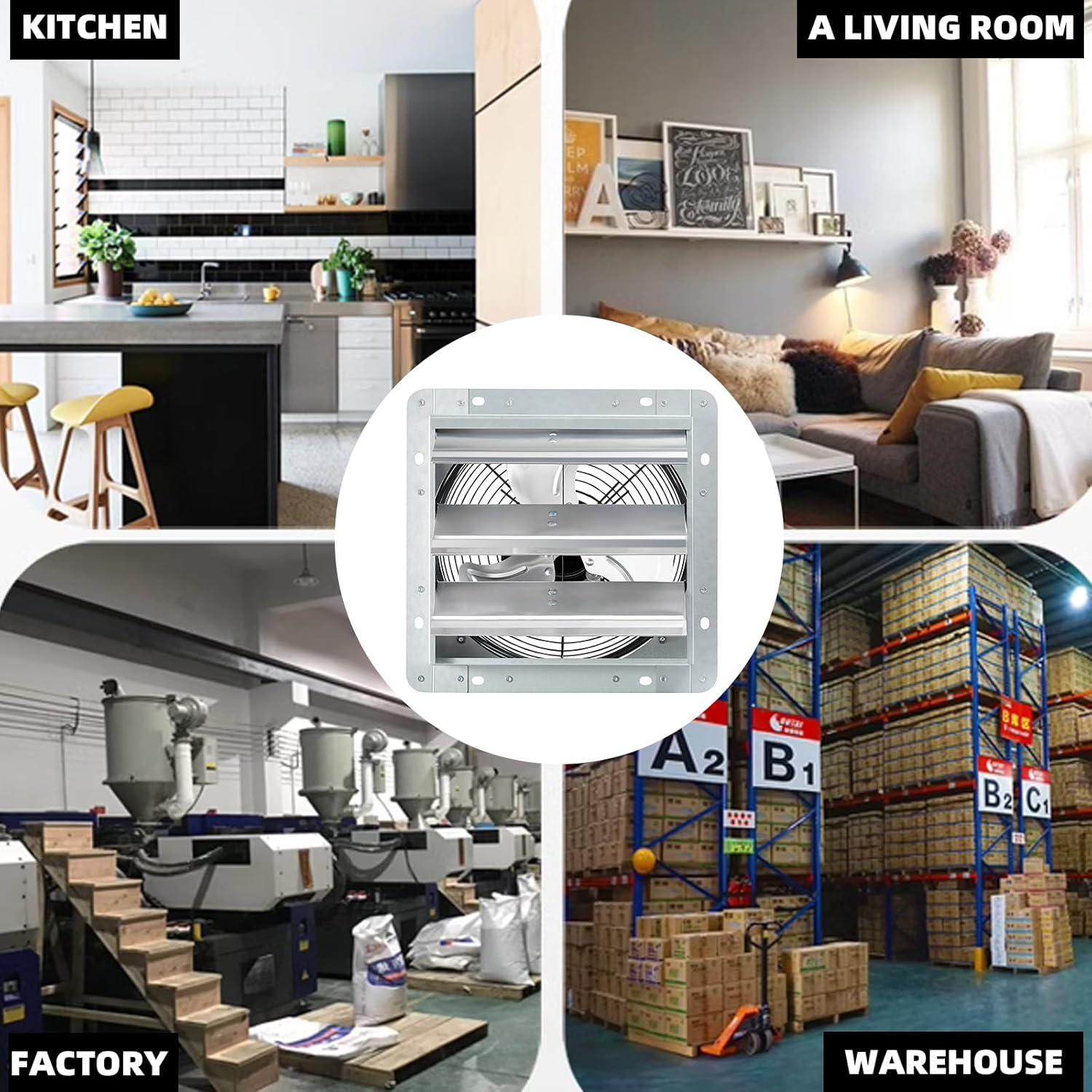 Ventilador de Escape Montado en Pared GCJ 30 cm 1600 RPM