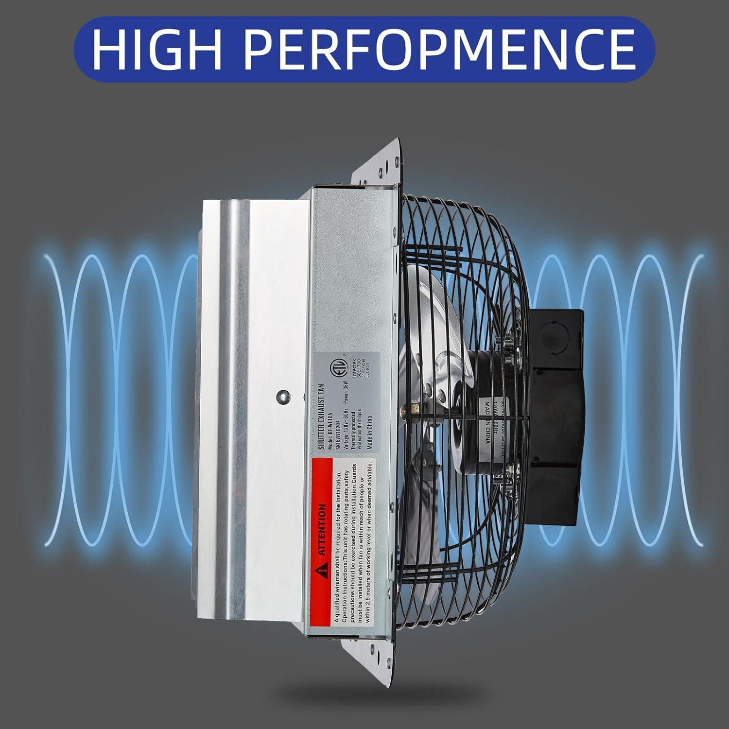 Ventilador de Escape Montado en Pared GCJ 30 cm 1600 RPM