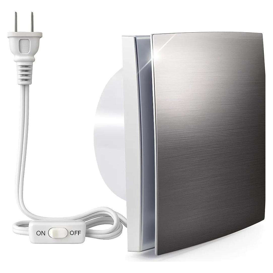 Ventilador de Escape GROWNEER 6" Silencioso 90 CFM Montaje Pared