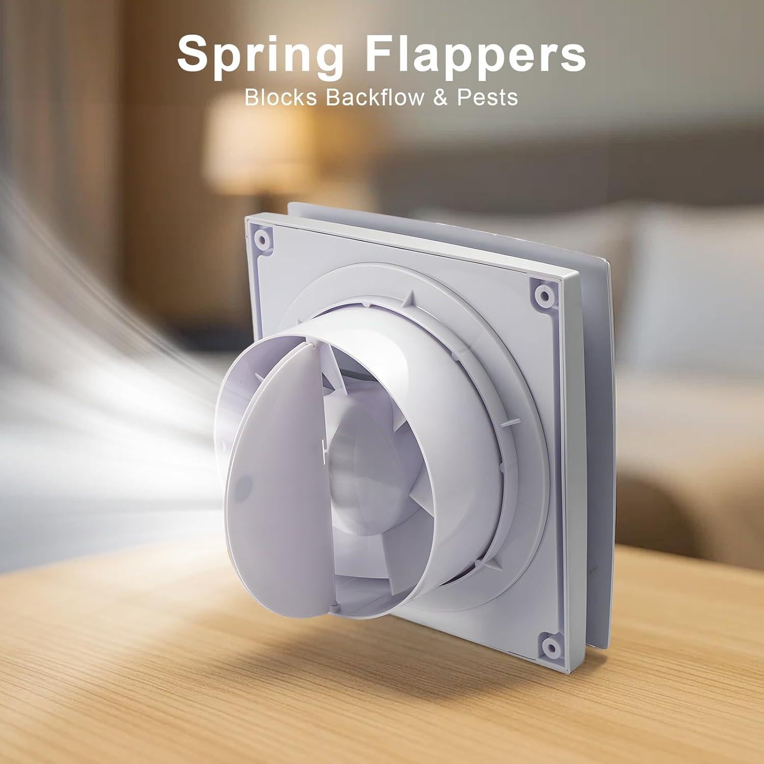 Ventilador de Escape GROWNEER 6" Silencioso 90 CFM Montaje Pared