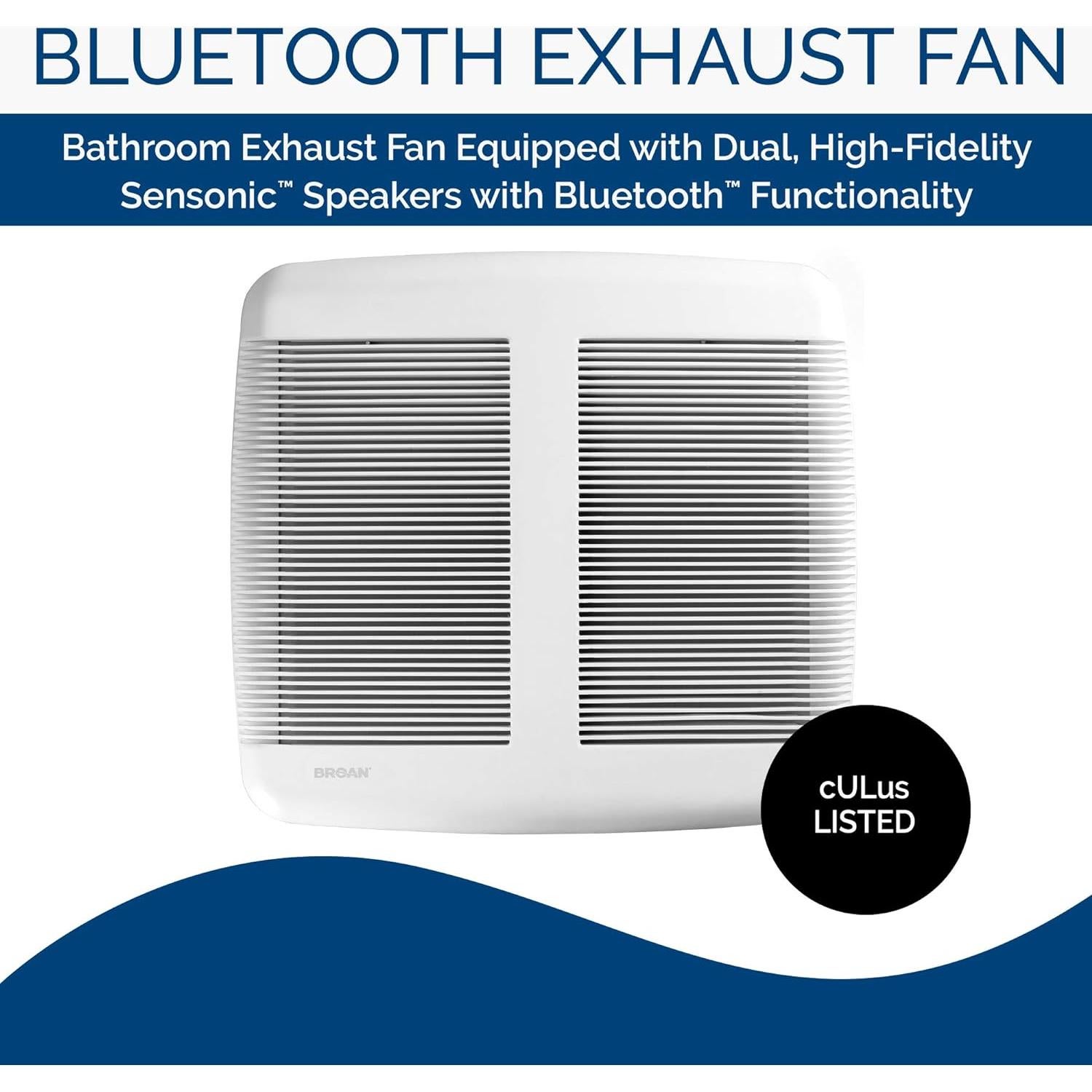 Ventilador de Extracción Broan-NuTone SPK110 con Altavoz Bluetooth 110 CFM