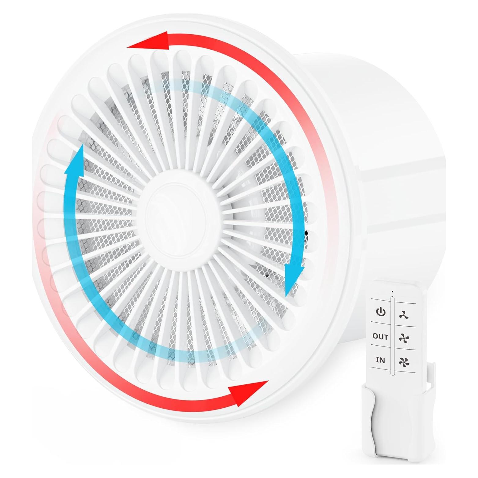 Ventilador de Baño HG Power 8" Reversible 3 Velocidades 2300RPM