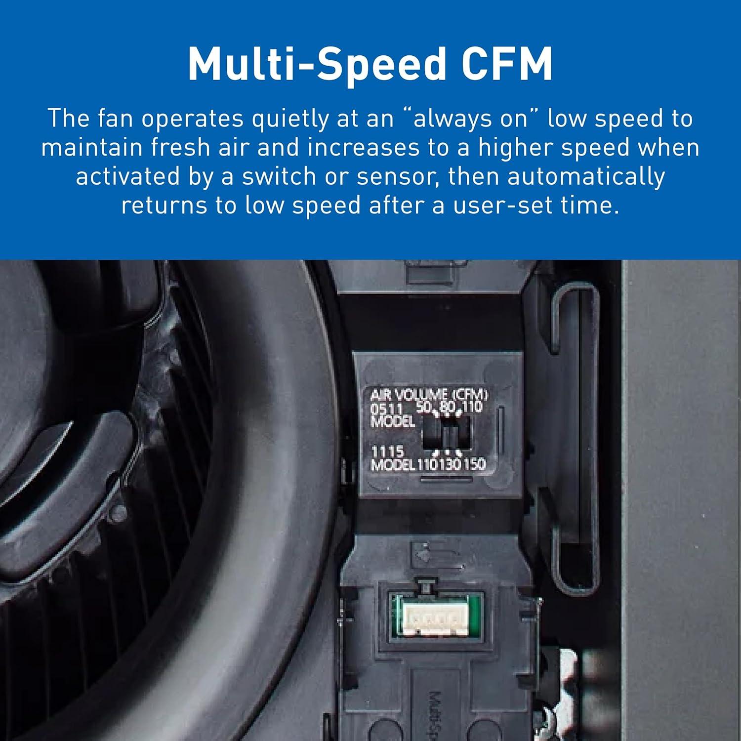 Ventilador Extractor de Techo Panasonic WhisperGreen 110 CFM