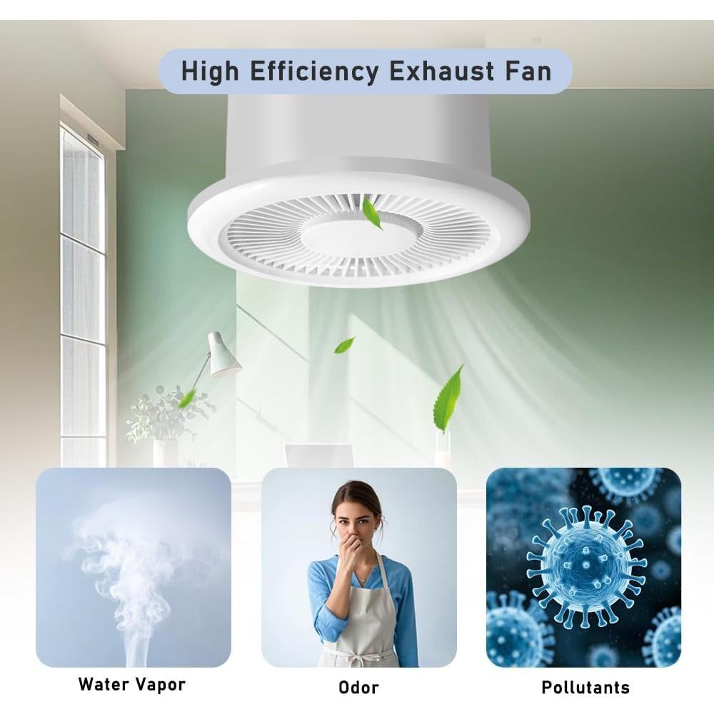 Ventilador Extractor YUDEBAO 15.24 cm Silencioso 110 CFM