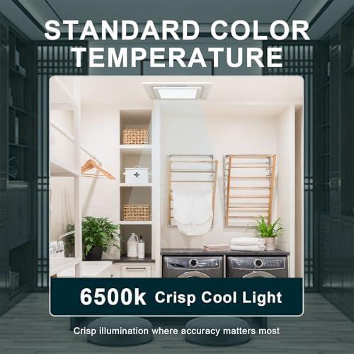 Ventilador Extractor de Baño VENTIRI YSPQS con Luz LED 30.48 cm